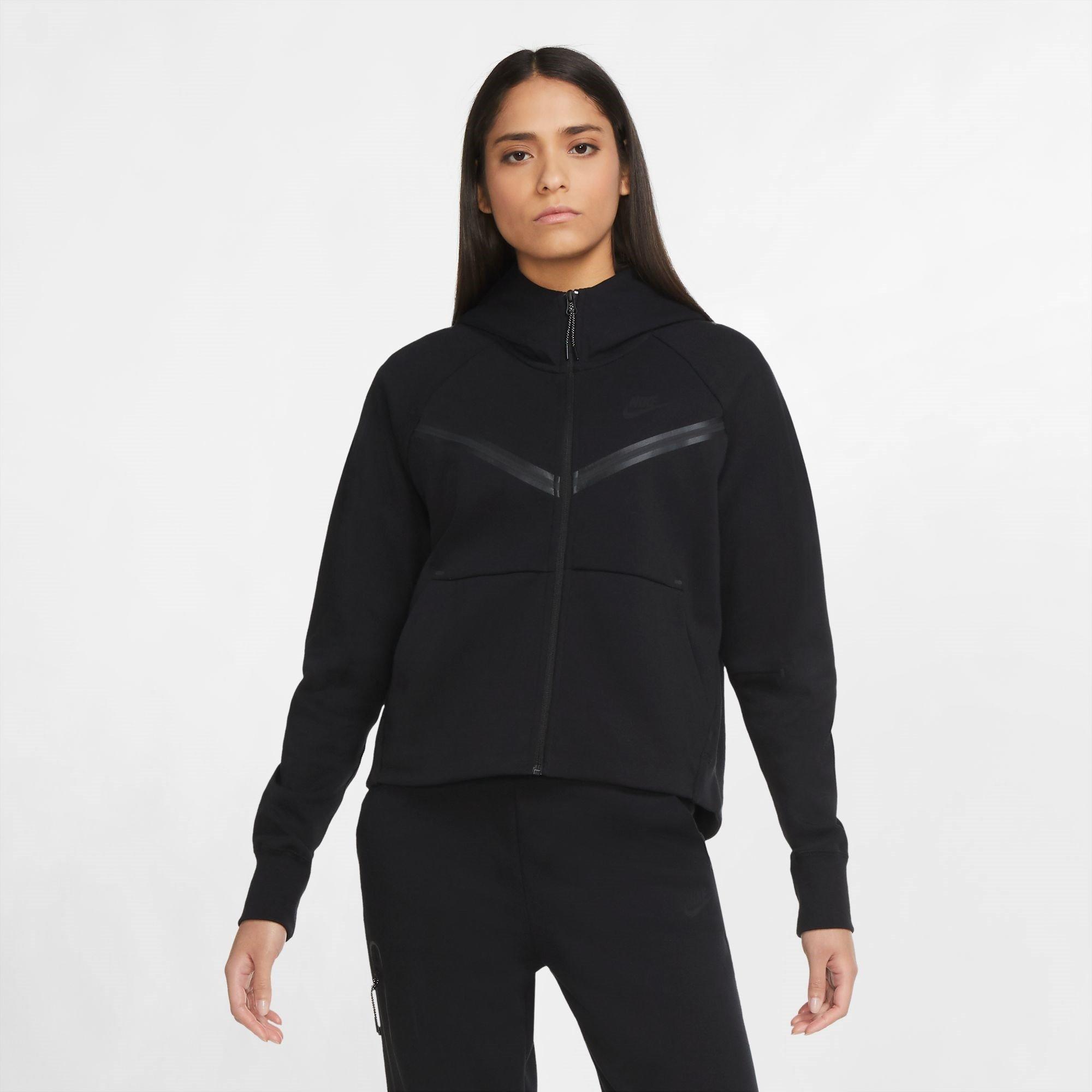 ZWART/ZWART - Nike - Sportswear Tech Fleece Windrunner Women's Full-Zip Hoodie - 3