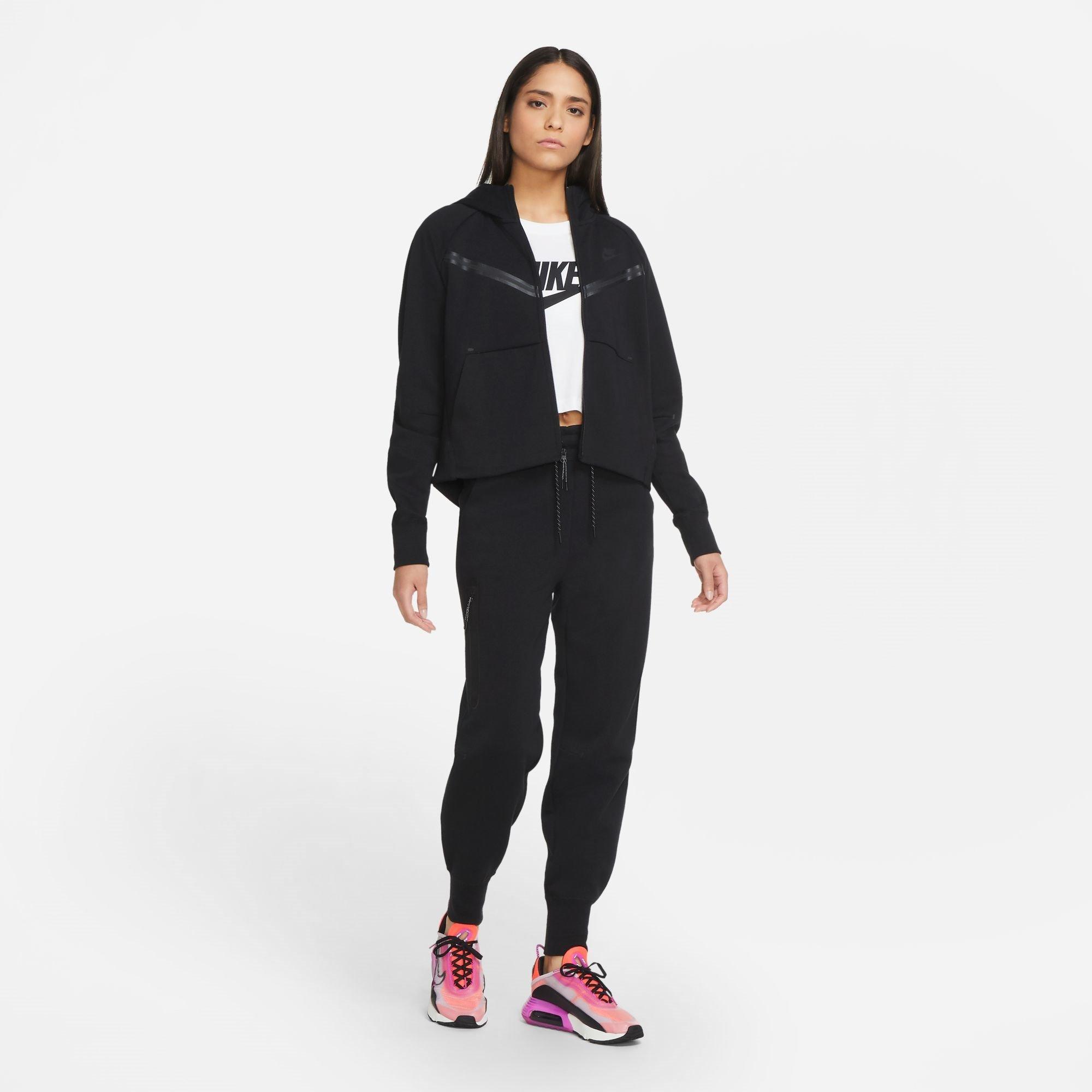 ZWART/ZWART - Nike - Sportswear Tech Fleece Windrunner Women's Full-Zip Hoodie - 8