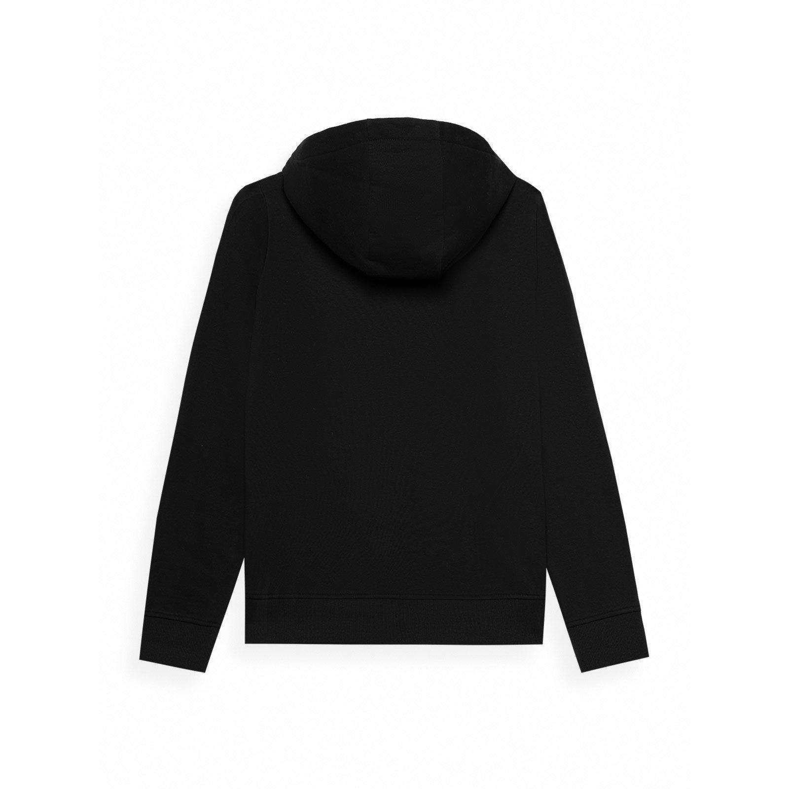 Black - 4F - Women's Cotton Mix Long Sleeve Zip Hoodie - 2