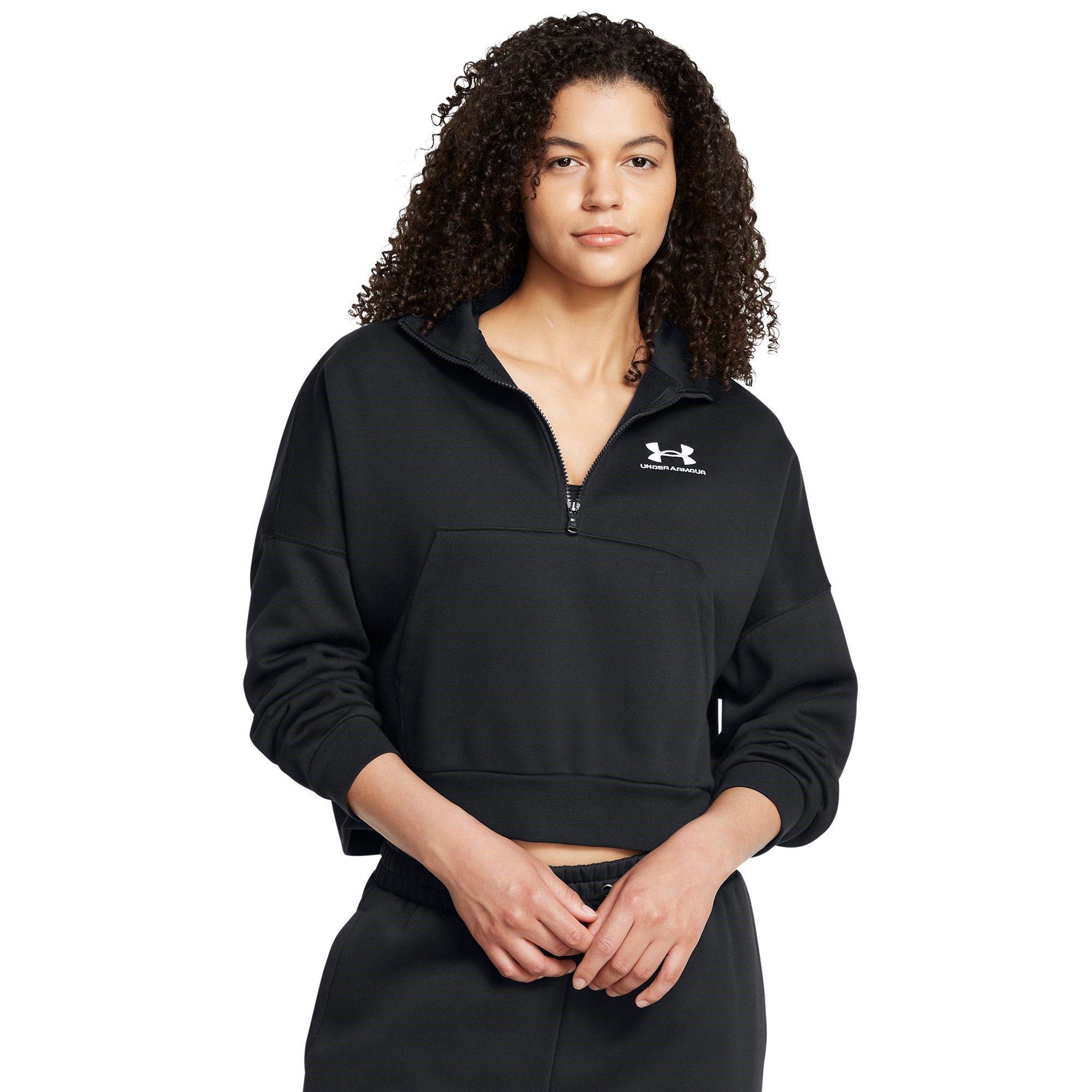 Black - Under Armour - Icon Fleece Zip Hoodie - 3