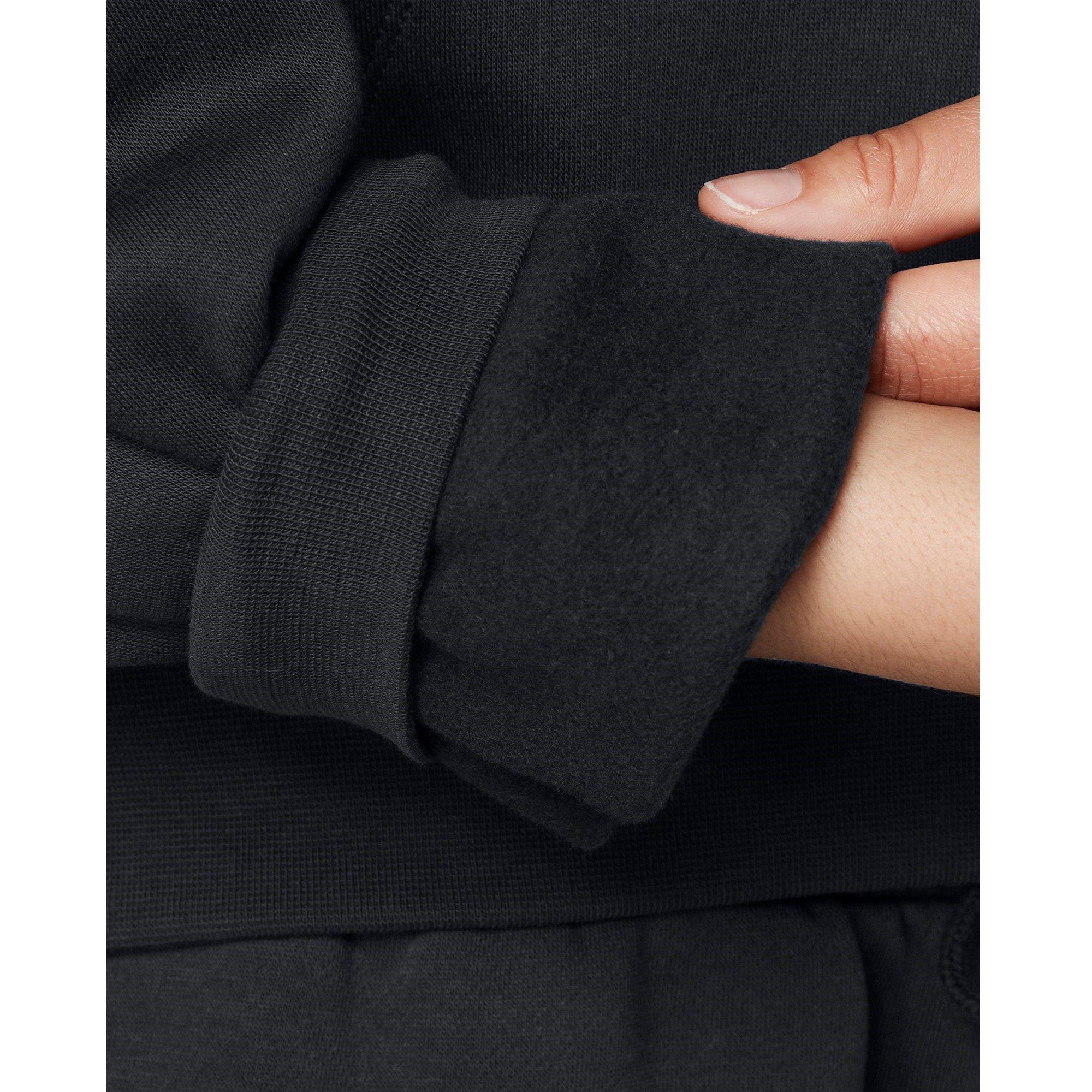 Black - Under Armour - Icon Fleece Zip Hoodie - 5