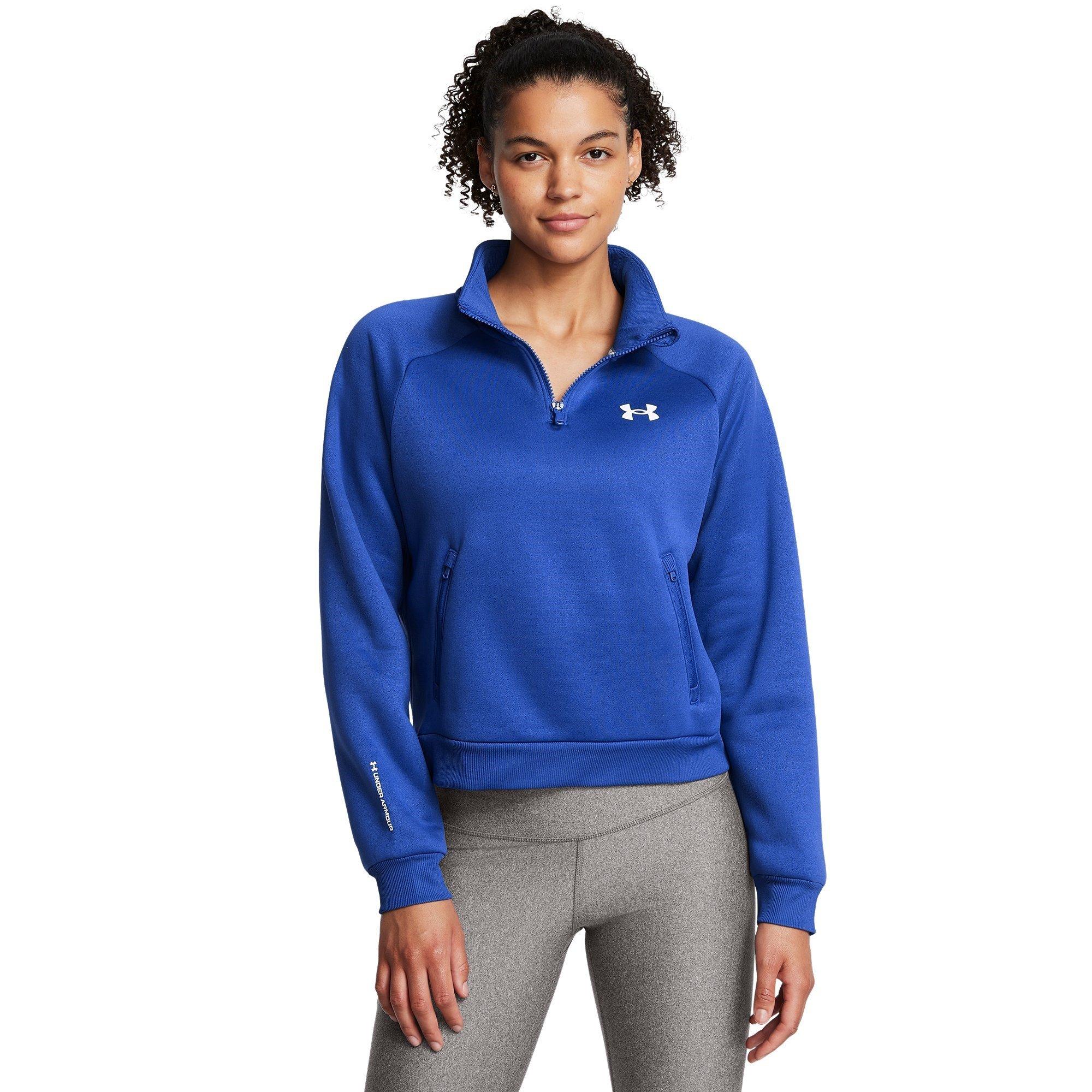 Blue - Under Armour - Fleece Pro Zip Hoodie - 3