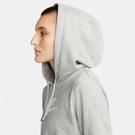 Long sleeve shirt features a crew neck and straight hemline - Nike - Rund Sportswear Essential Fleece Pullover Hoodie Womens - 11