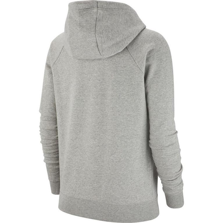 Long sleeve shirt features a crew neck and straight hemline - Nike - Rund Sportswear Essential Fleece Pullover Hoodie Womens - 2
