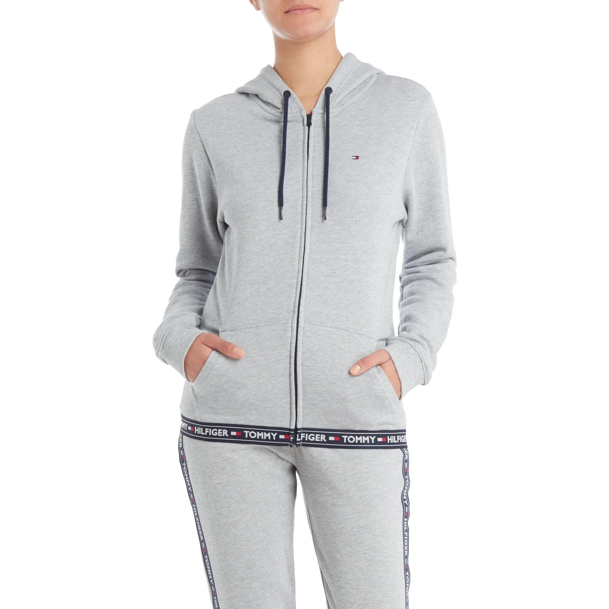 Grey Hthr 004 - Tommy Hilfiger - Taping hoody - 2