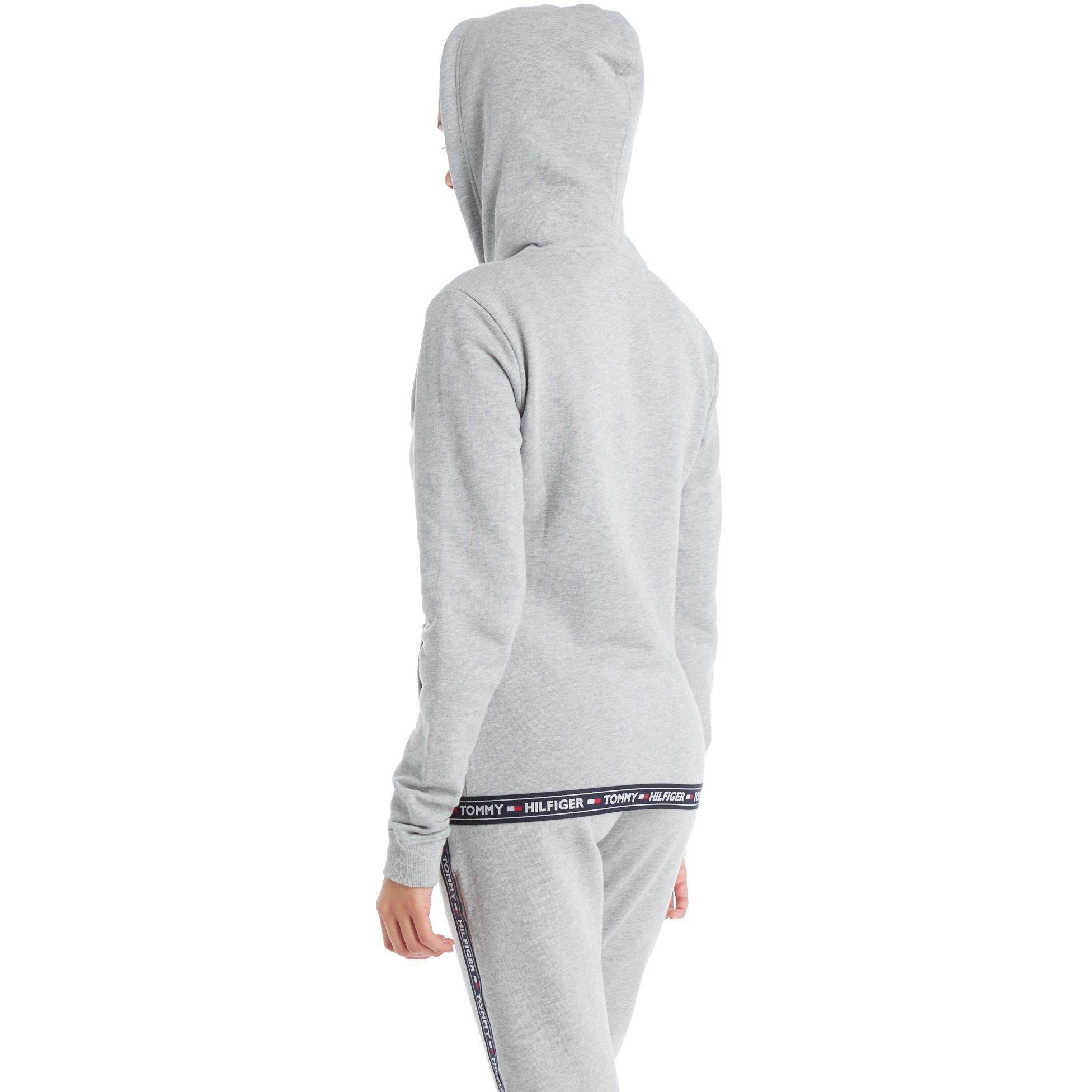 Grey Hthr 004 - Tommy Hilfiger - Taping hoody - 4