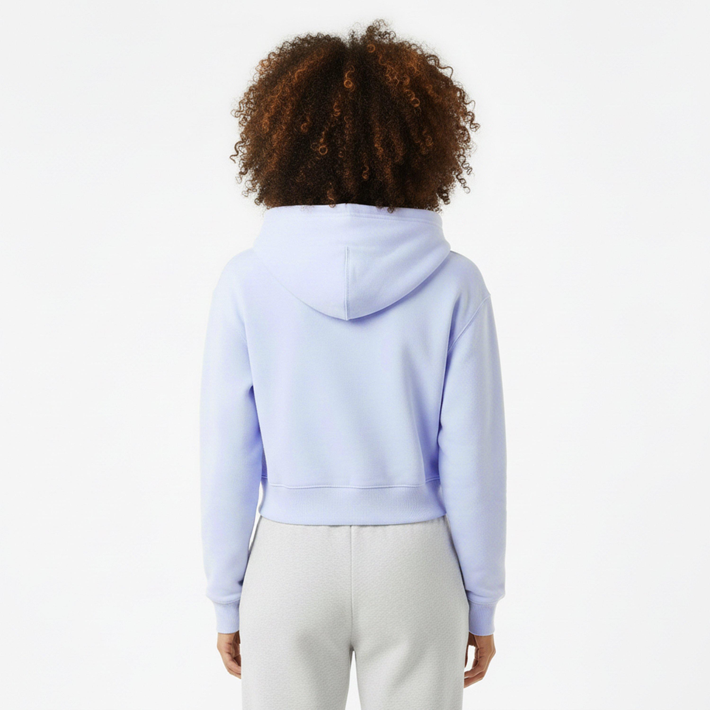 Lilac - New Balance - Womens Trackside Zip Hoodie - 4