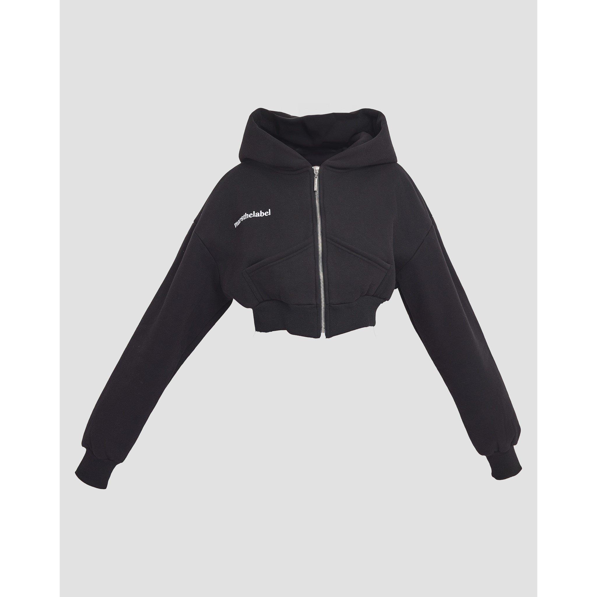 Mars The Label Womens Classics Cropped Zip Hoodie | Cruise Fashion