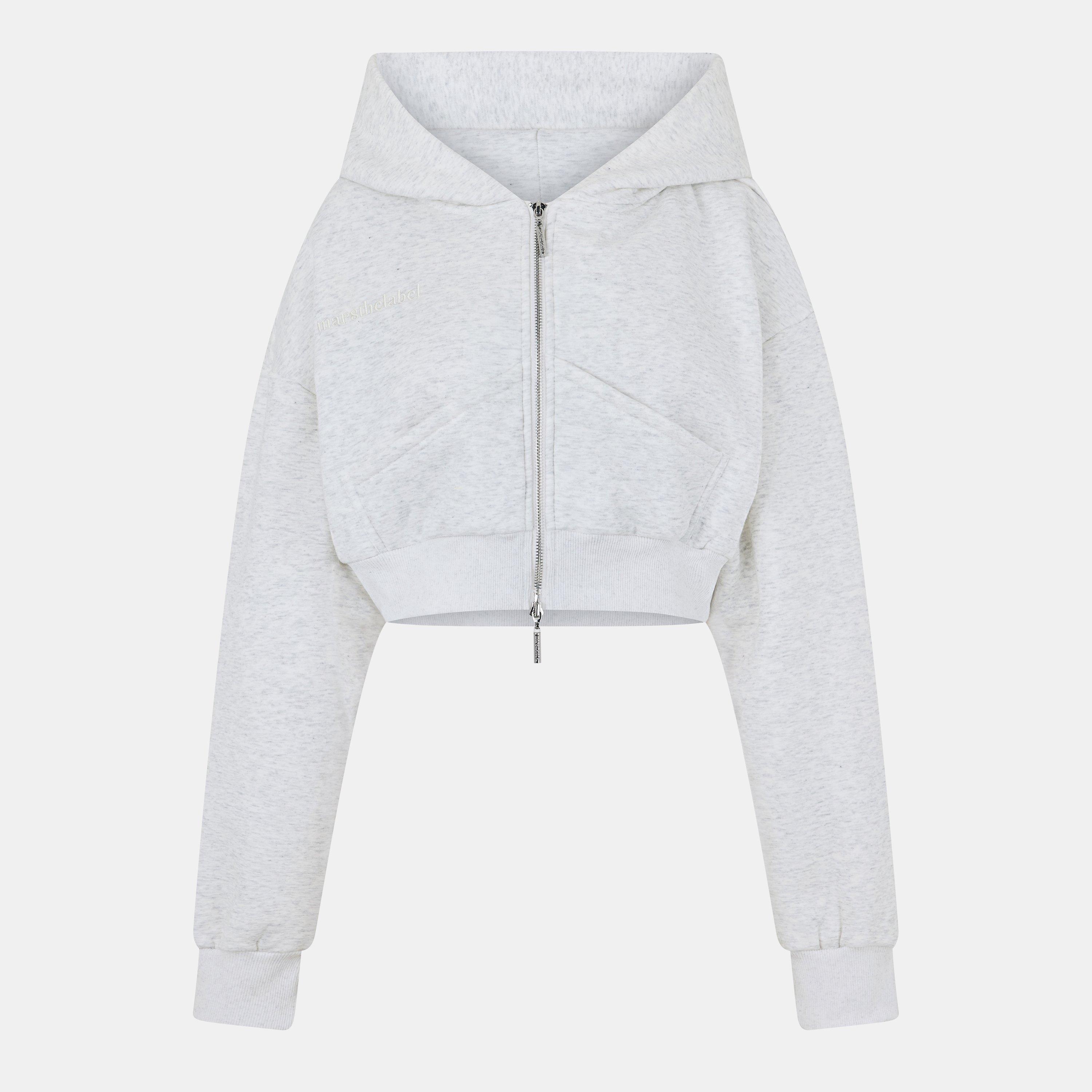 Mars The Label Womens Classics Cropped Zip Hoodie | FRASERS