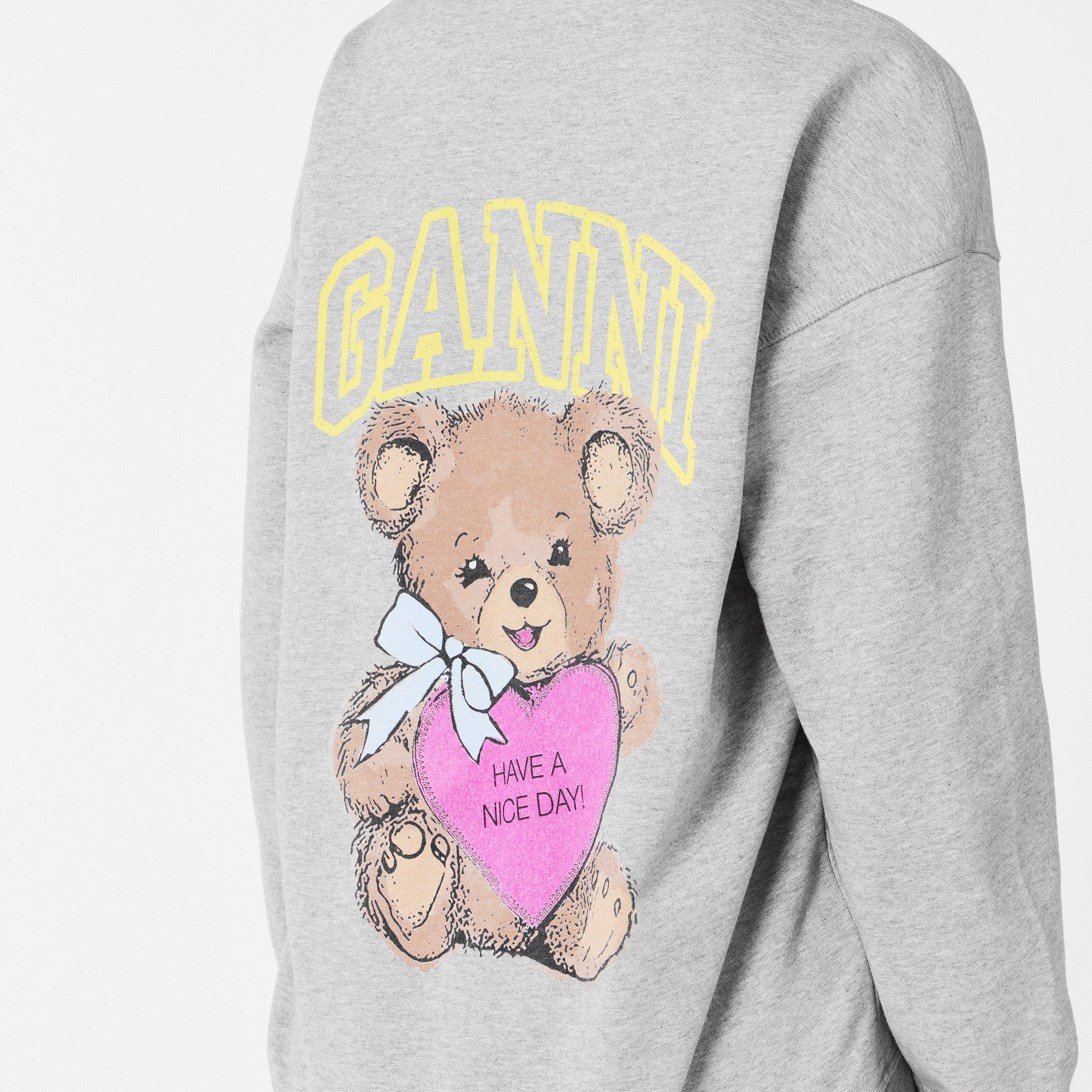 Paloma Melange - Ganni - Women's Teddy Zip Hoodie - 5