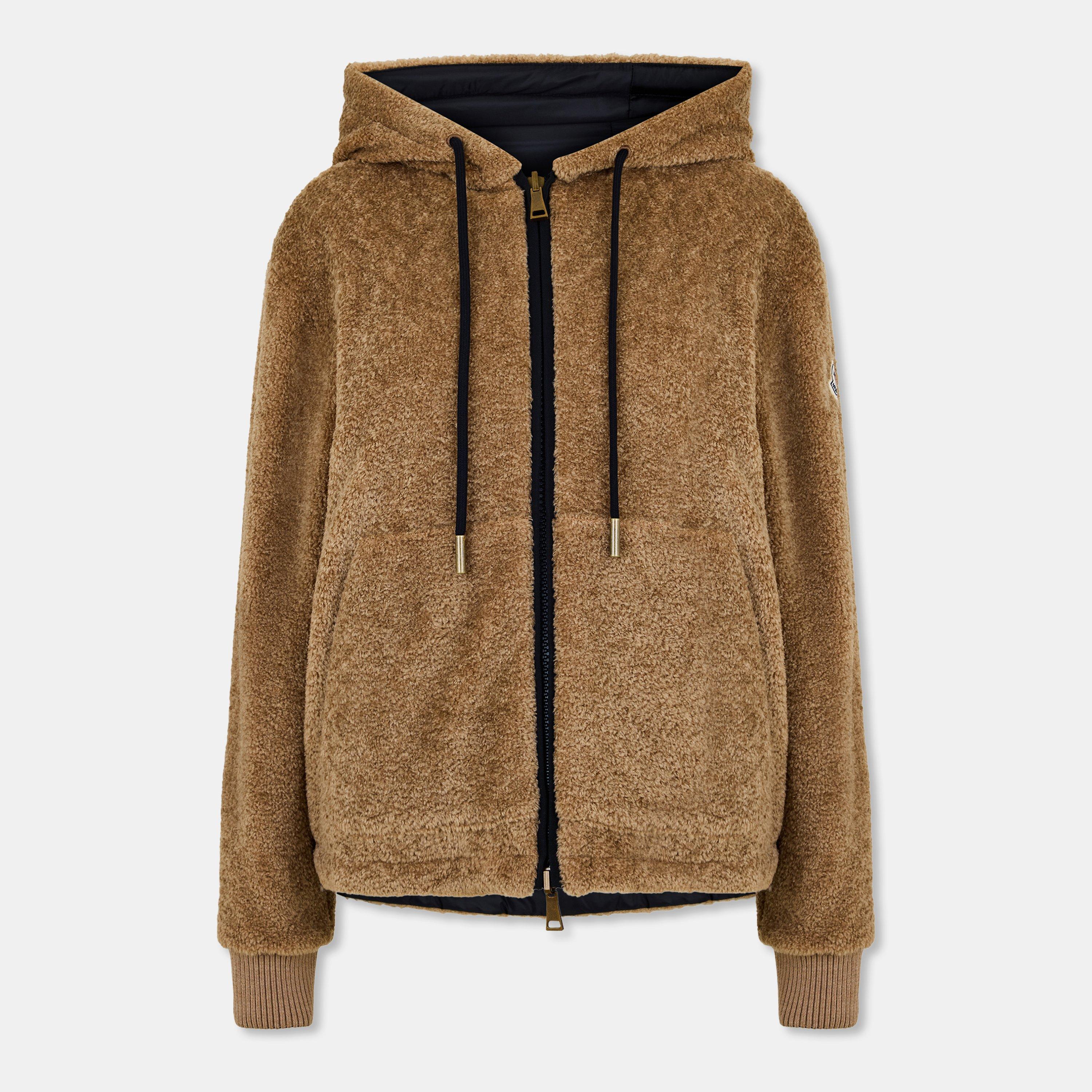 Brown P29 - Moncler - Women's Zip Fitted Hoodie - 1