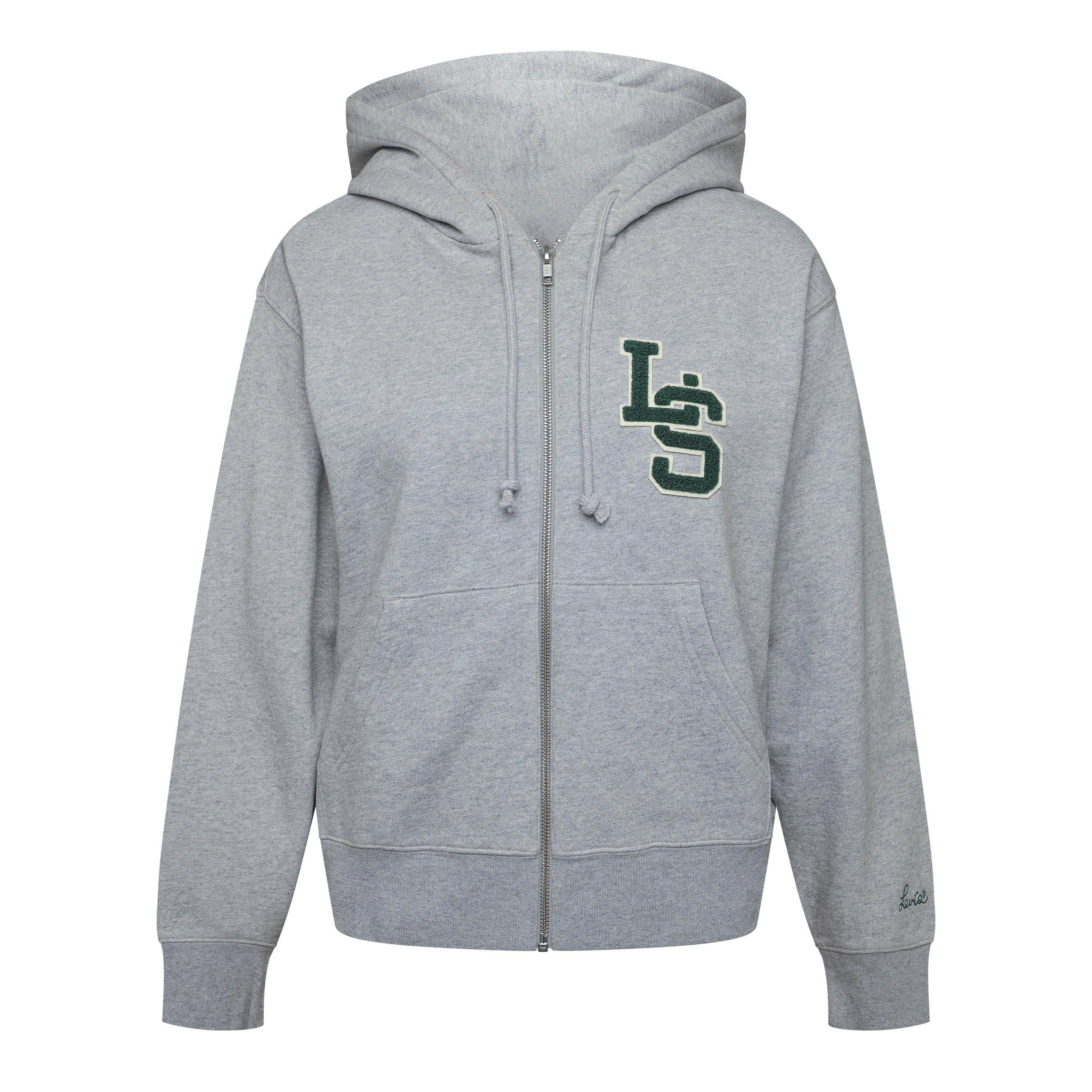 Heather Grey - Levis - Levis Long Sleeve Zp Ld99 - 1