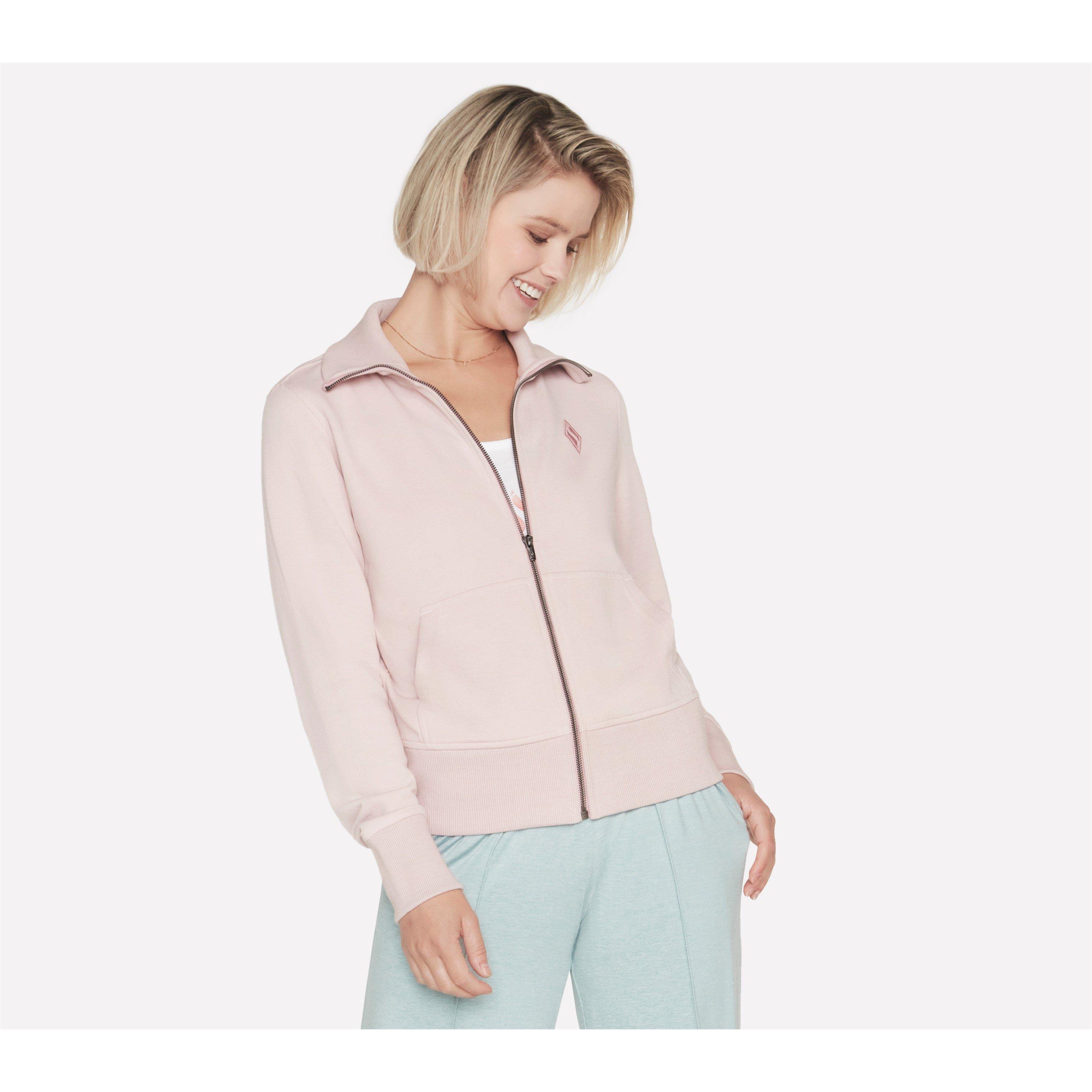 Light Pink - Skechers - Diamond Zip Hoodie - 3