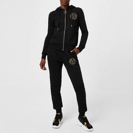 Versace Jeans Couture Round Logo Zip Hoodie