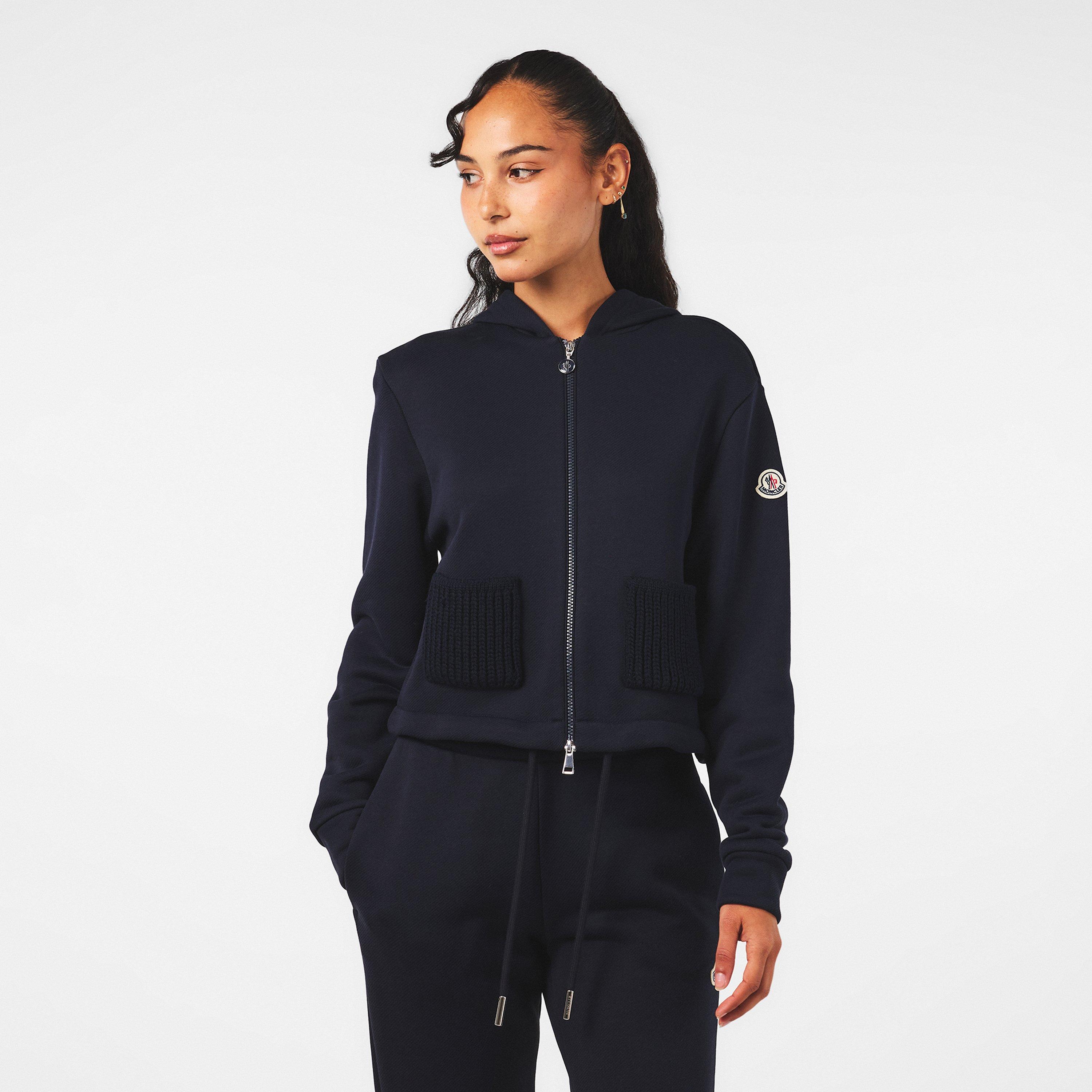 Navy 778 - Moncler - Women's Zip Hoodie - 3