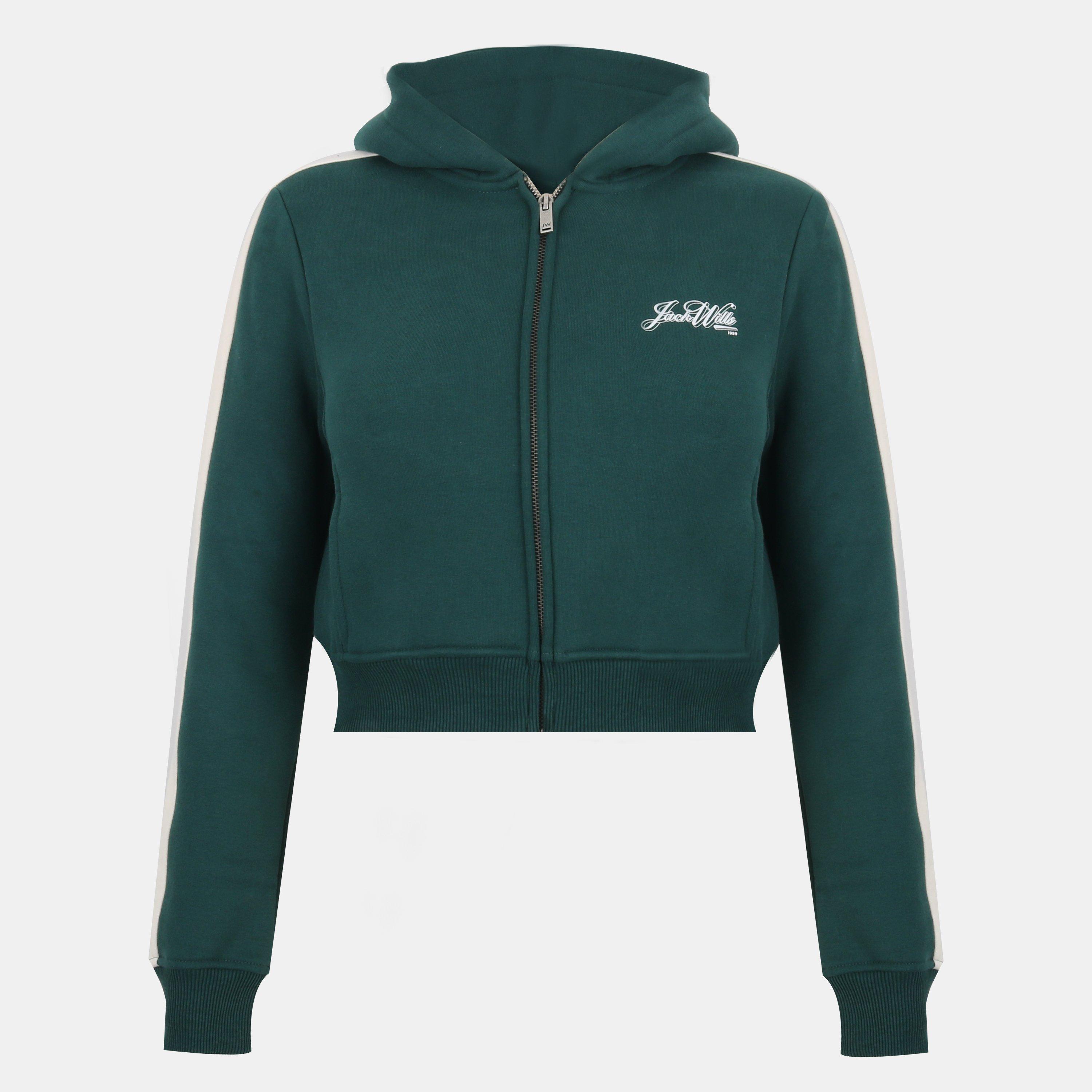Sweat à capuche Uni | Vert moyen | Jack & Jones