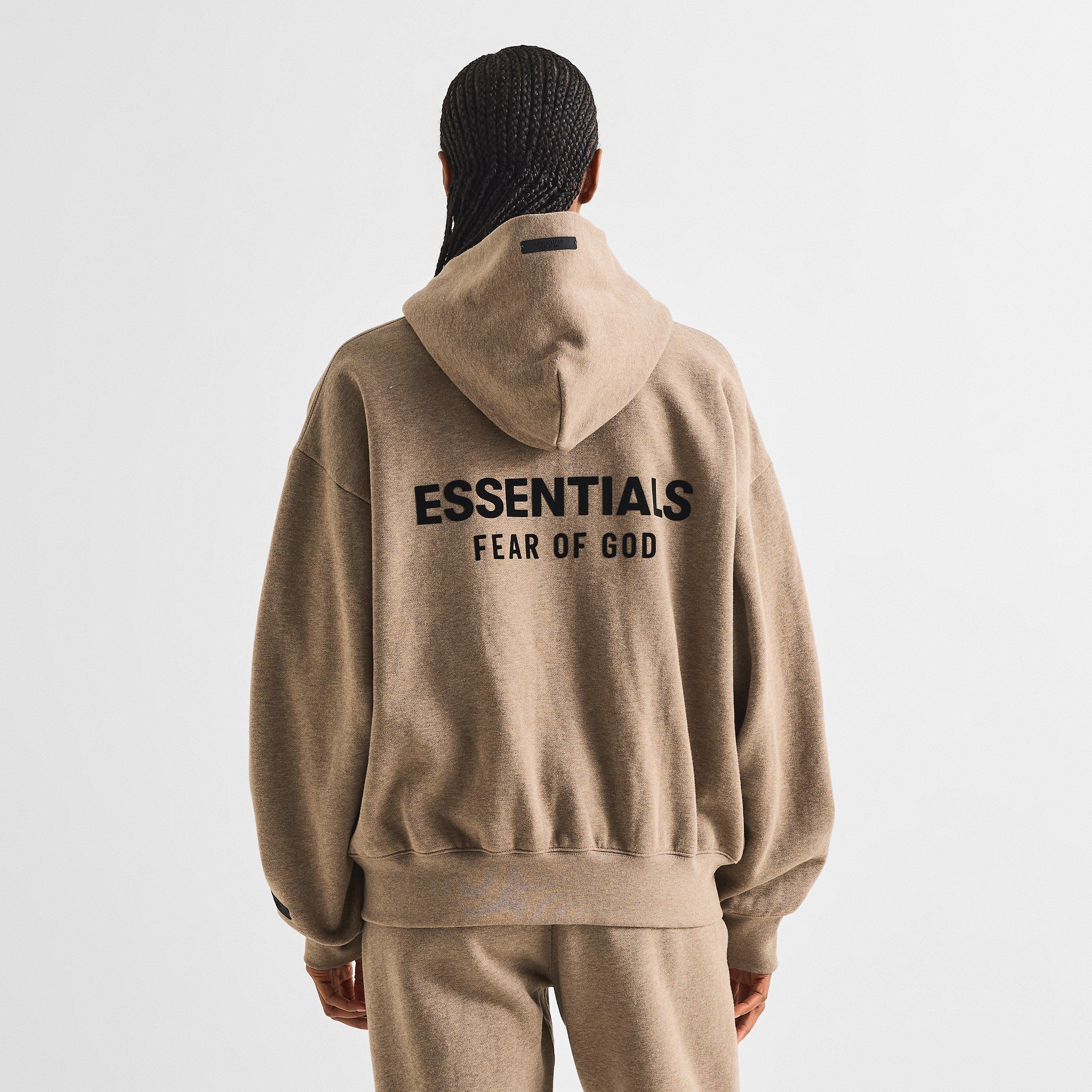 Grey - Fear Of God Essentials - Women's Zip Hoodie - 4