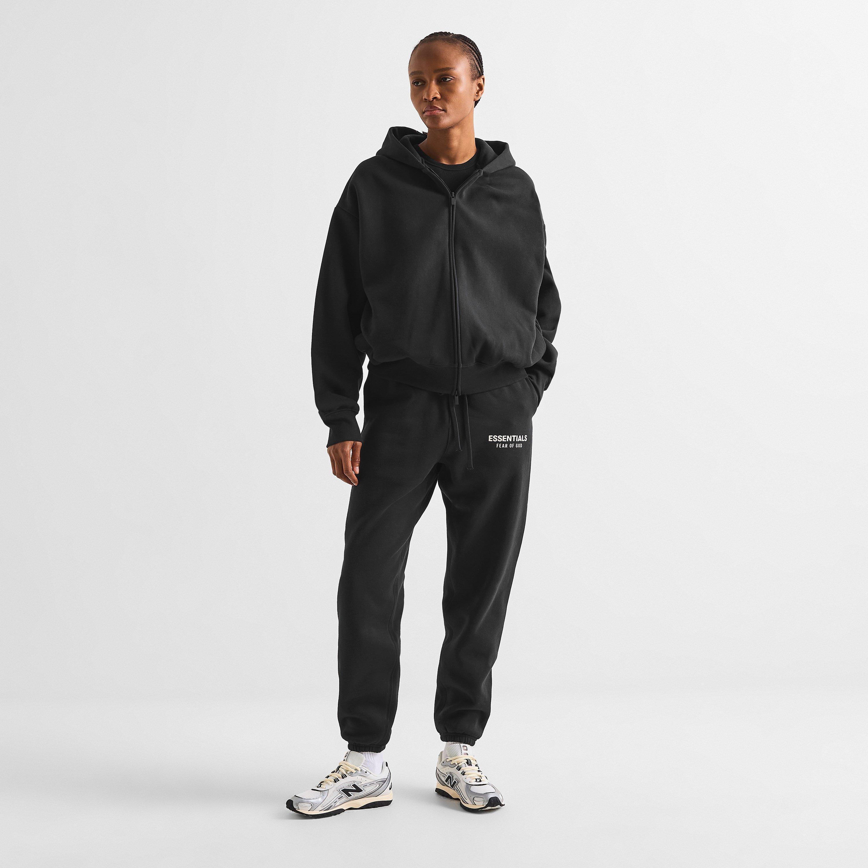 Black - Fear Of God Essentials - Women's Zip Hoodie - 6