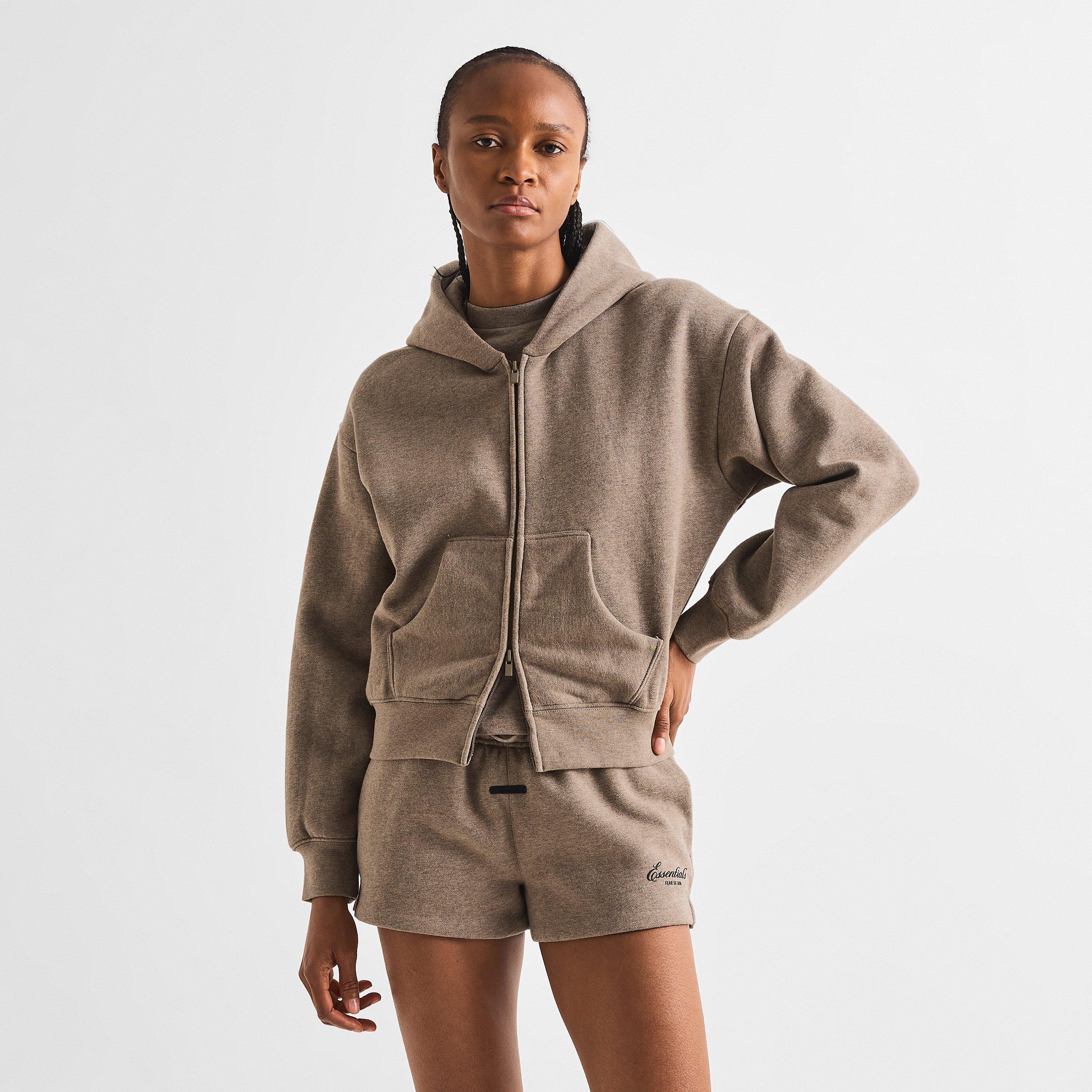 Fear Of God Essentials Women's Zip Hoodie | Flannels