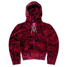 Aries X Juicy Psysnake Shrunken Zip Hoodie