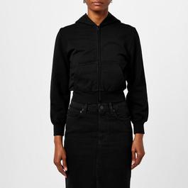 Balenciaga Pre-Shrunk Zip Up Hoodie