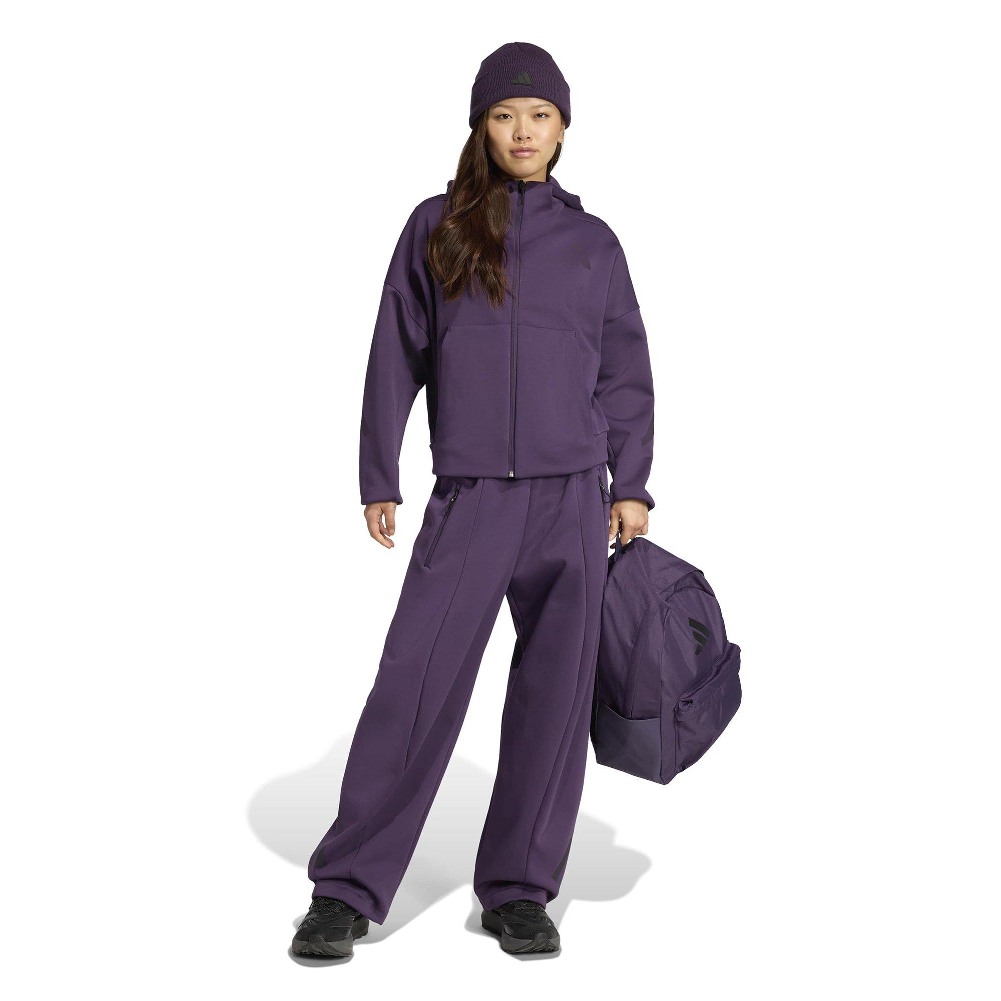 Aurora Plum - adidas - Z.N.E. Womens Full-Zip Hoodie - 6