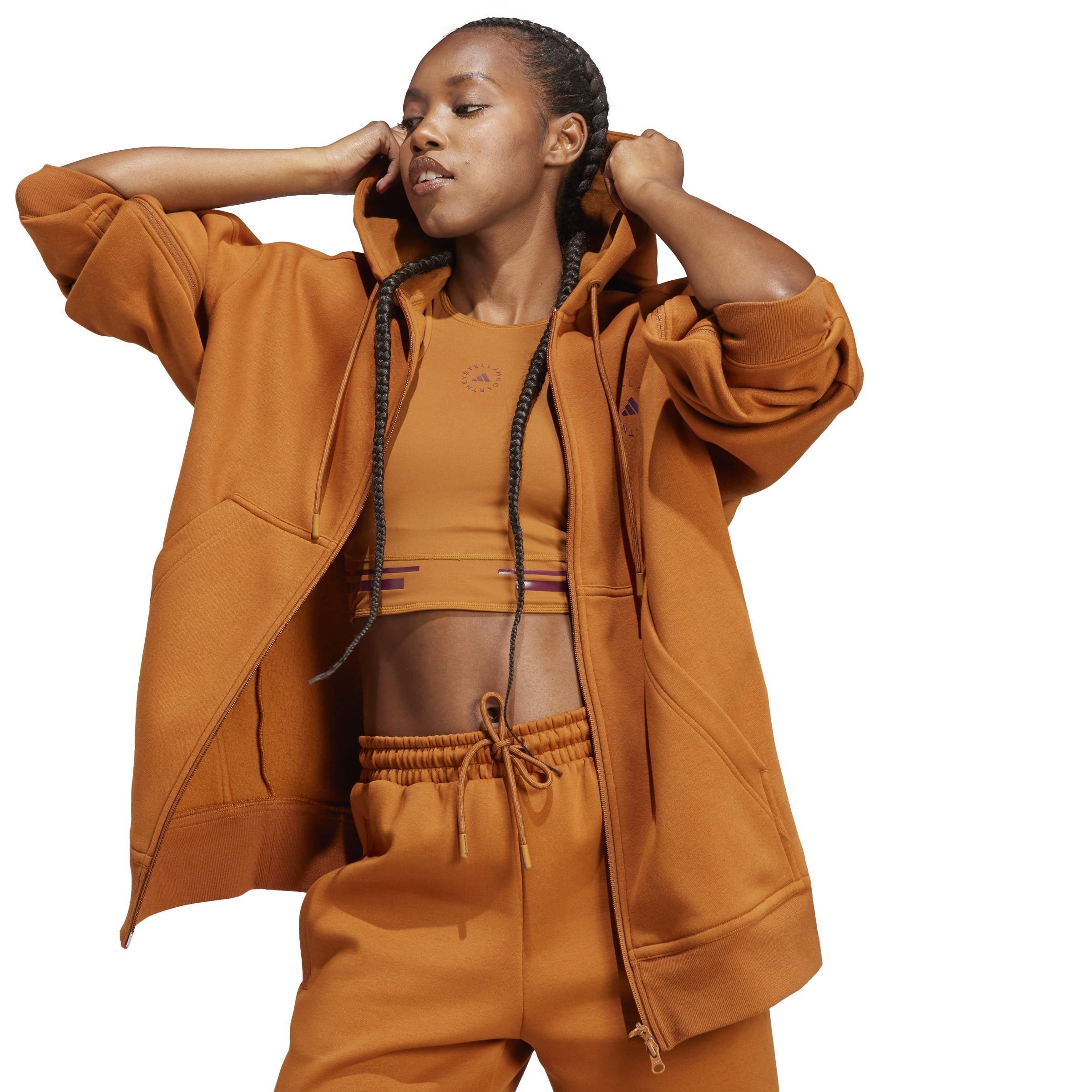 Dark Caramel - adidas - Zip Hoodie - 4