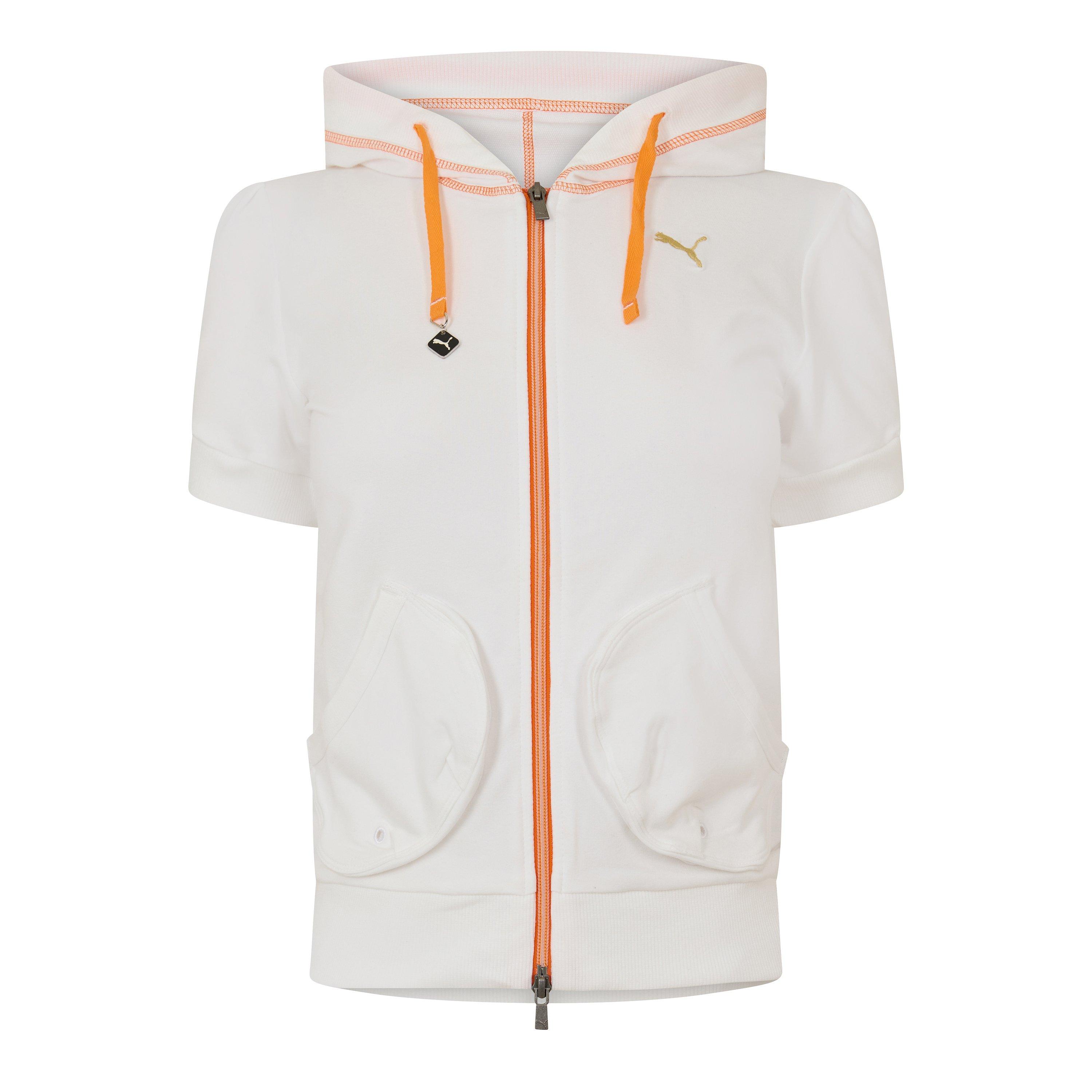 Paars - Puma - Puma Ft Sum Ss Sweat Jacket Womens - 1