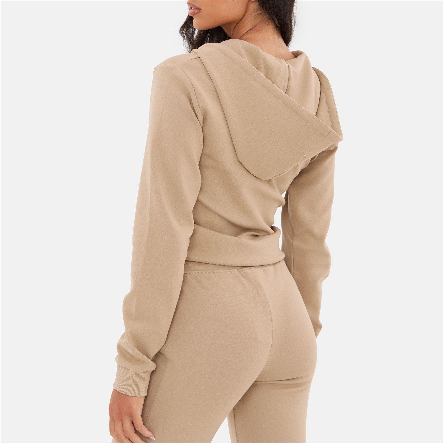 Taupe - I Saw It First - Zip Through Hoodie - 5