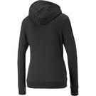 Puma Noir - Puma - logo-patch relaxed jersey hoodie - 7