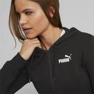 Puma Noir - Puma - logo-patch relaxed jersey hoodie - 5