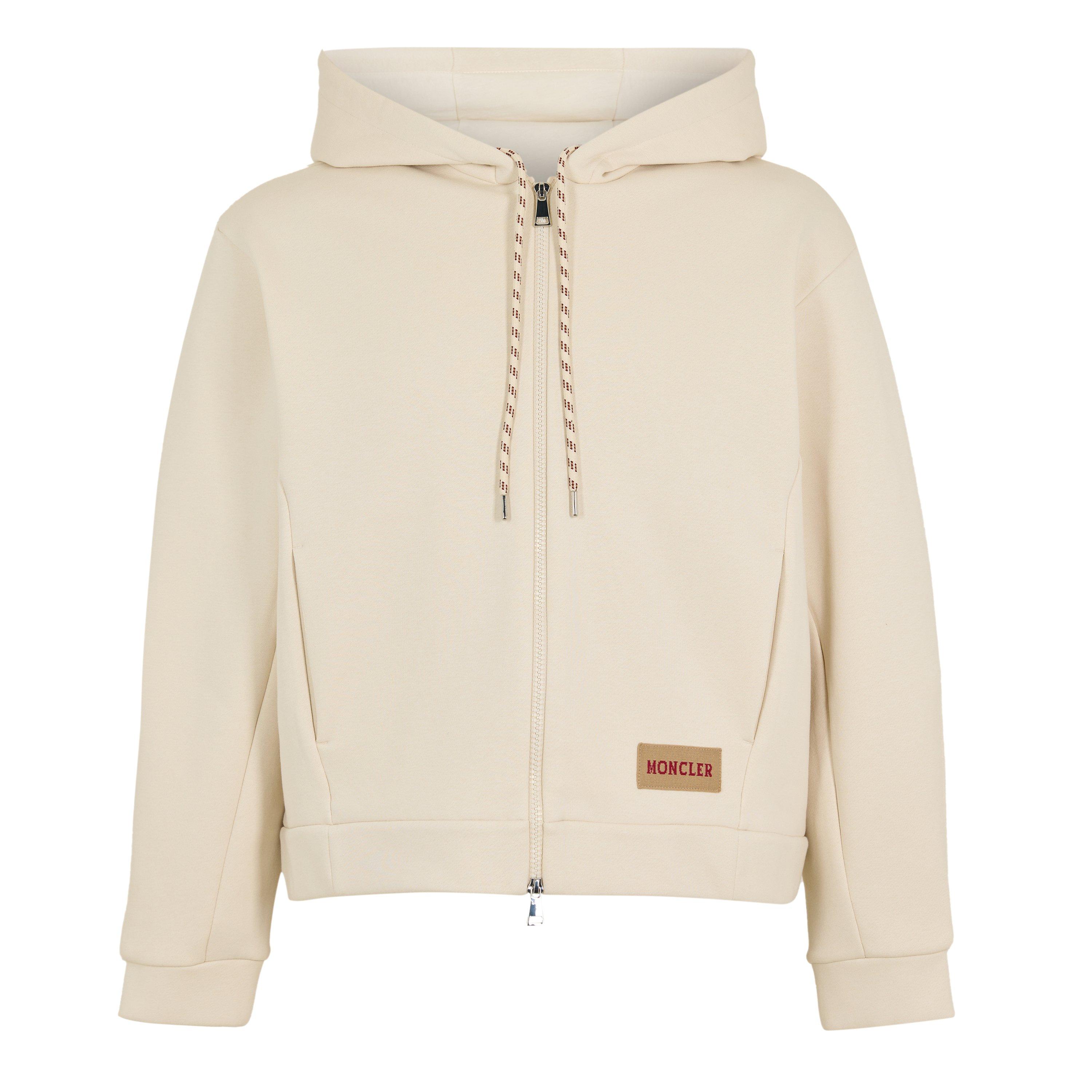 White 052 - Moncler - Women's Zip Hoodie - 1