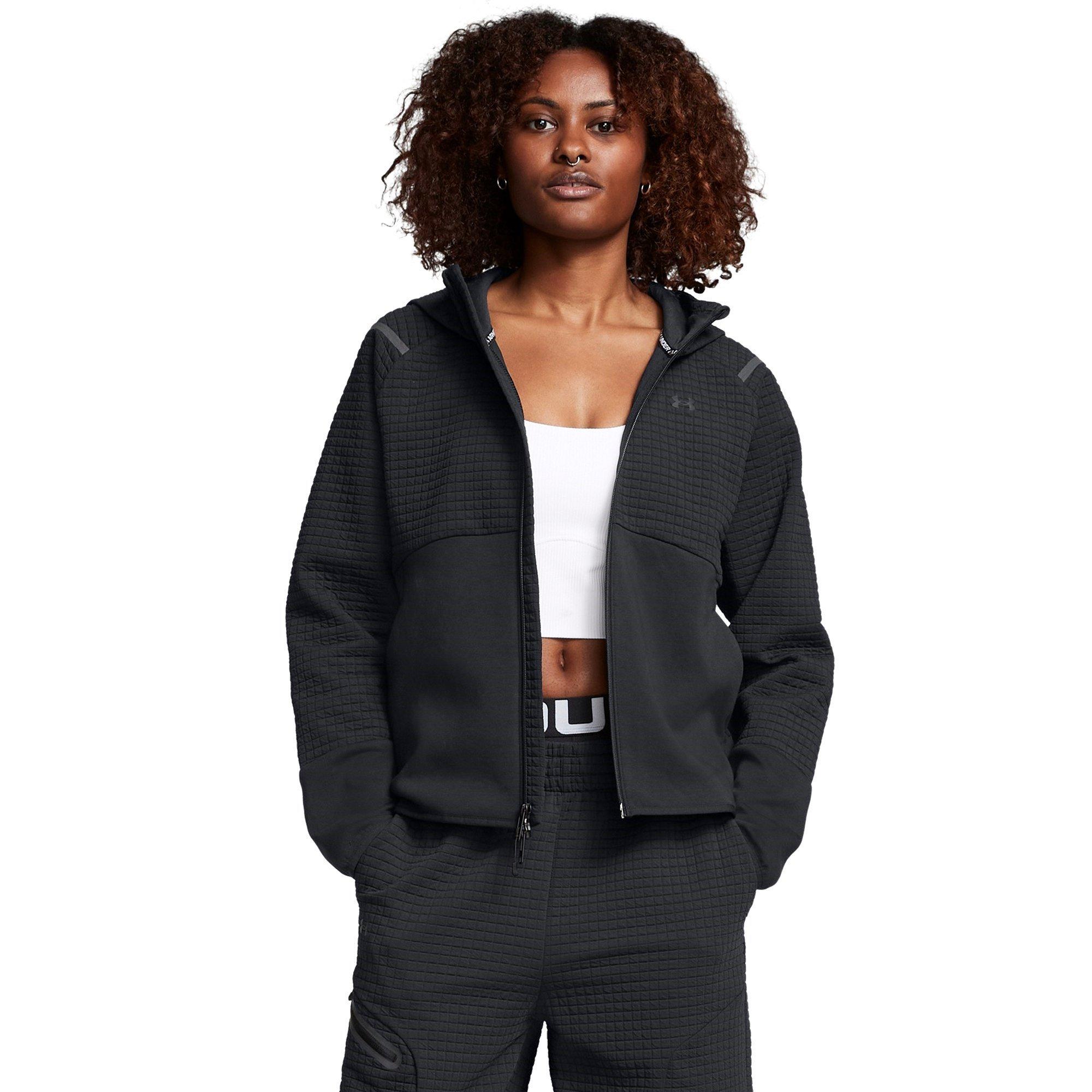 Black - Under Armour - Full-Zip Unstop Hoodie - 3