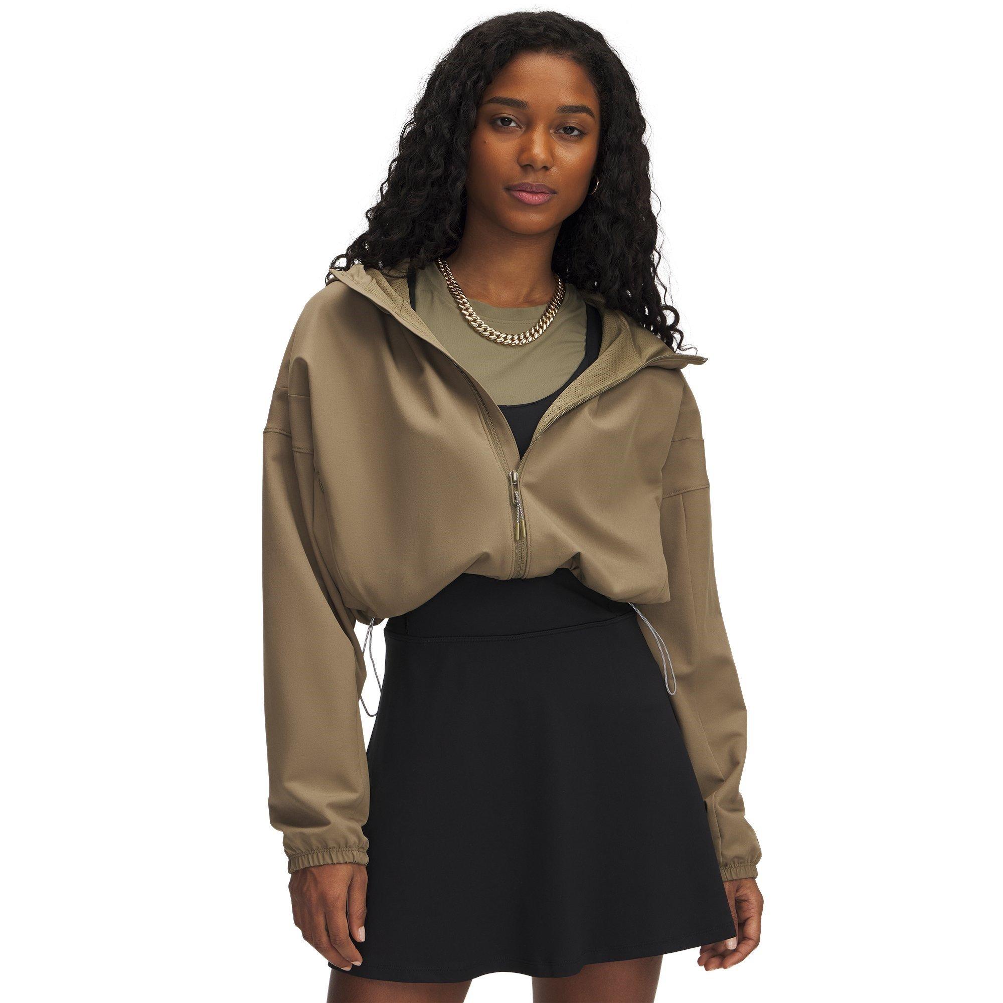 Brown - Under Armour - Unstoppable Womens Zip Hoodie - 1