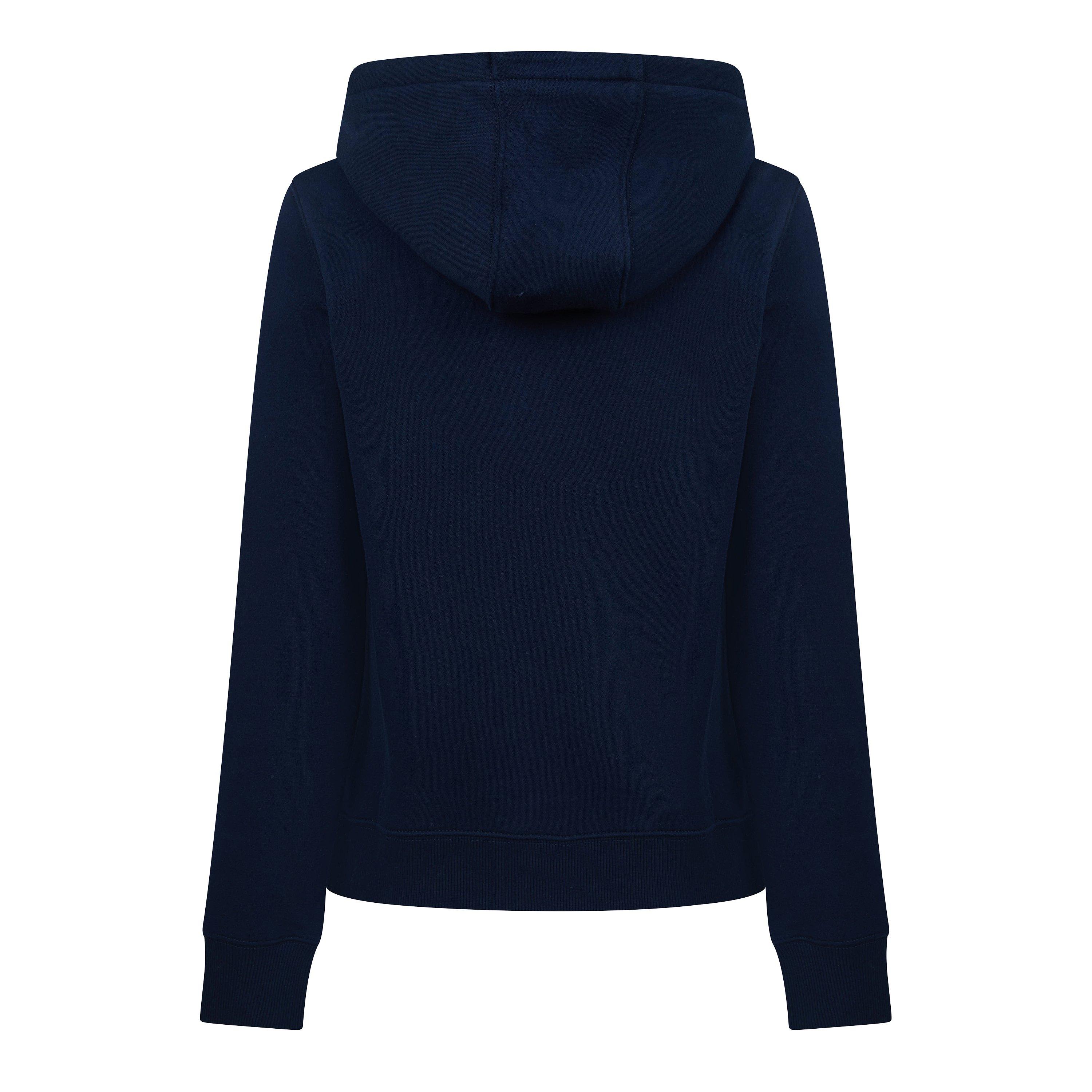 Dark Night Navy - Tommy Jeans - Women's Flag Zip Hoodie - 2