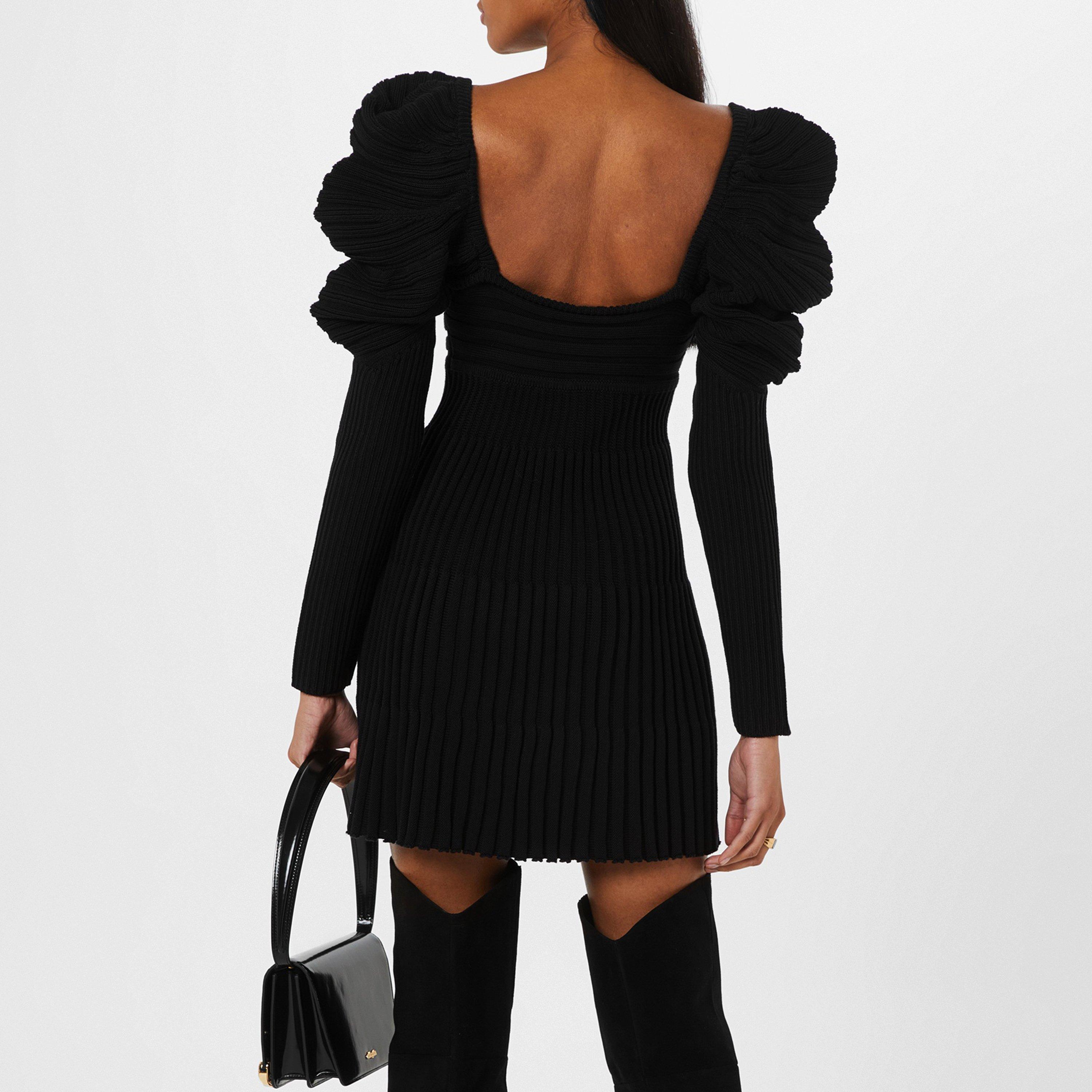 BLACK - Cult Gaia - Women's Adelie Knitted Mini Dress - 2