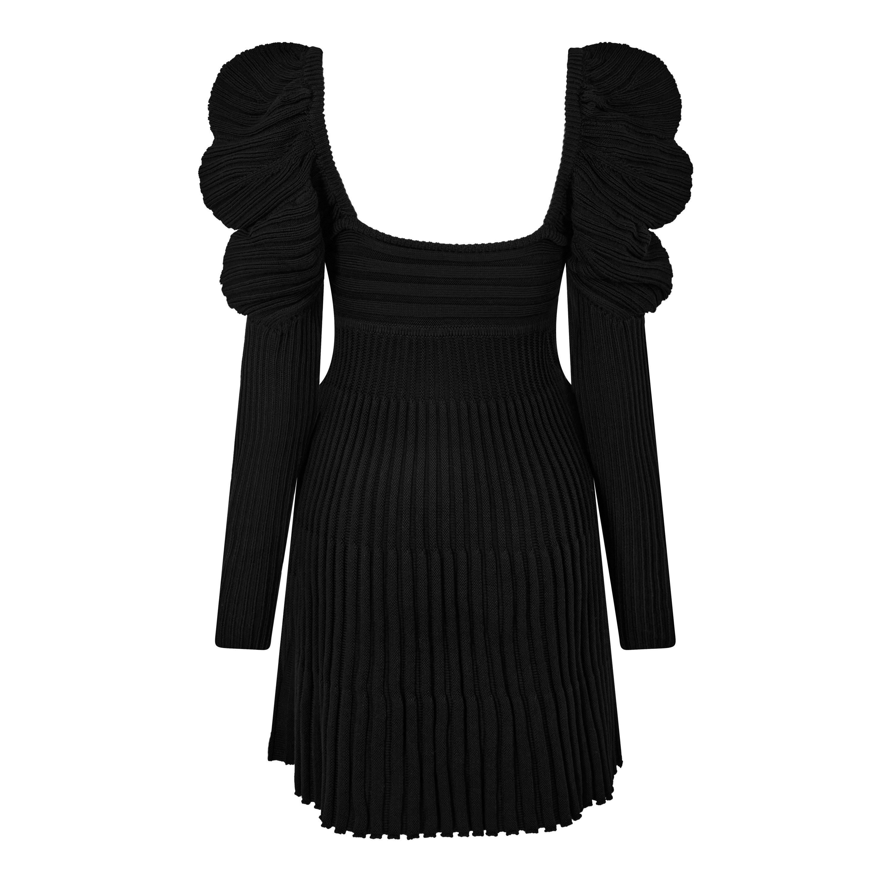BLACK - Cult Gaia - Women's Adelie Knitted Mini Dress - 6