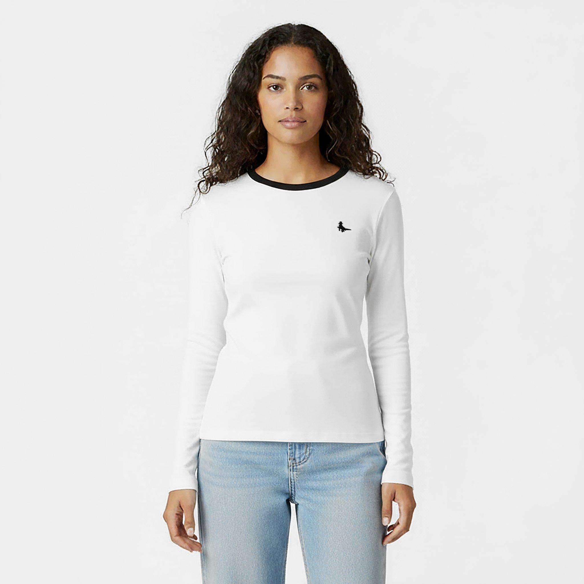 White - Jack Wills - Jack Trinkey Long Sleeve Ringer T-Shirt - 3