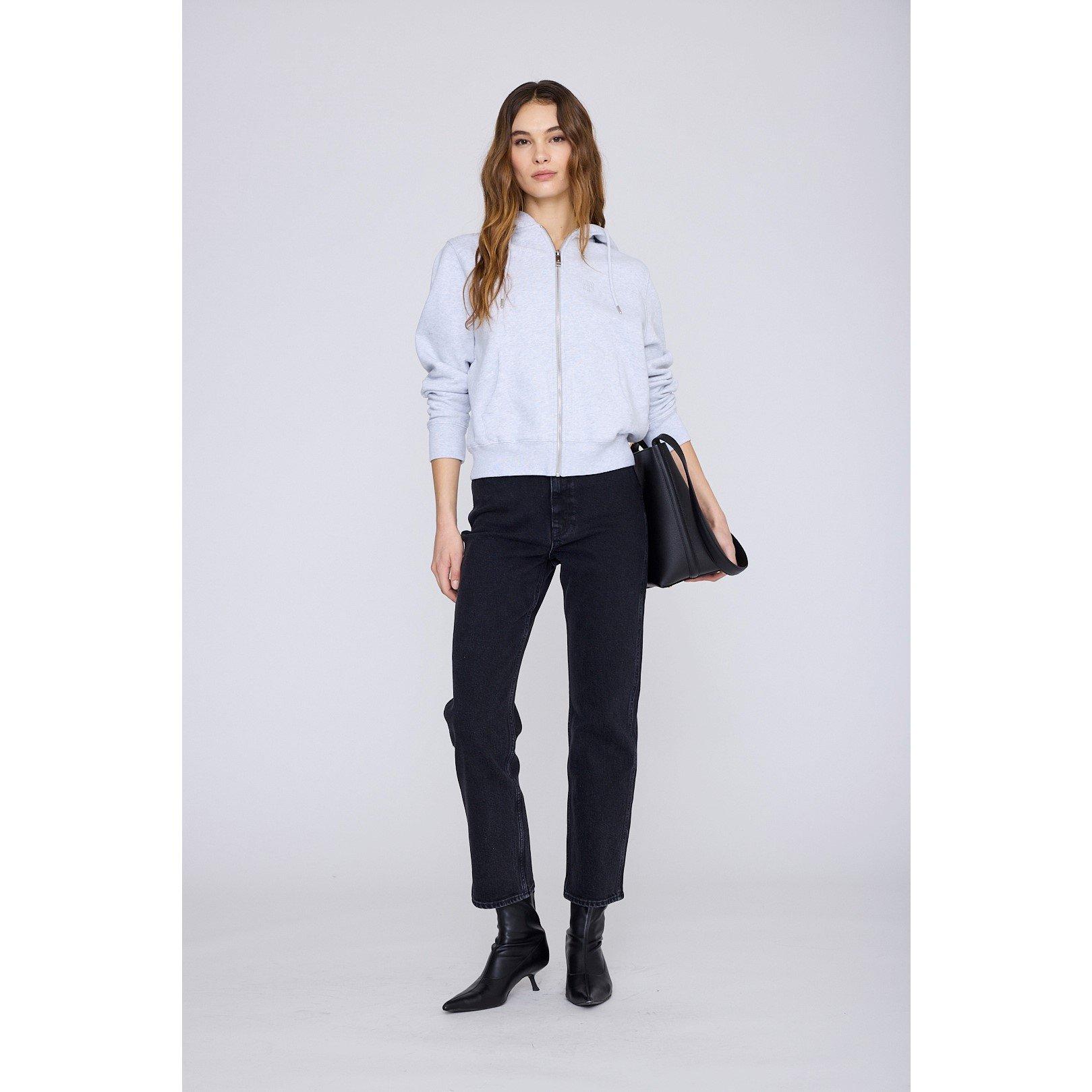 GREY MELANGE - Anine Bing - Anine CASPER ZIP Ld62 - 1