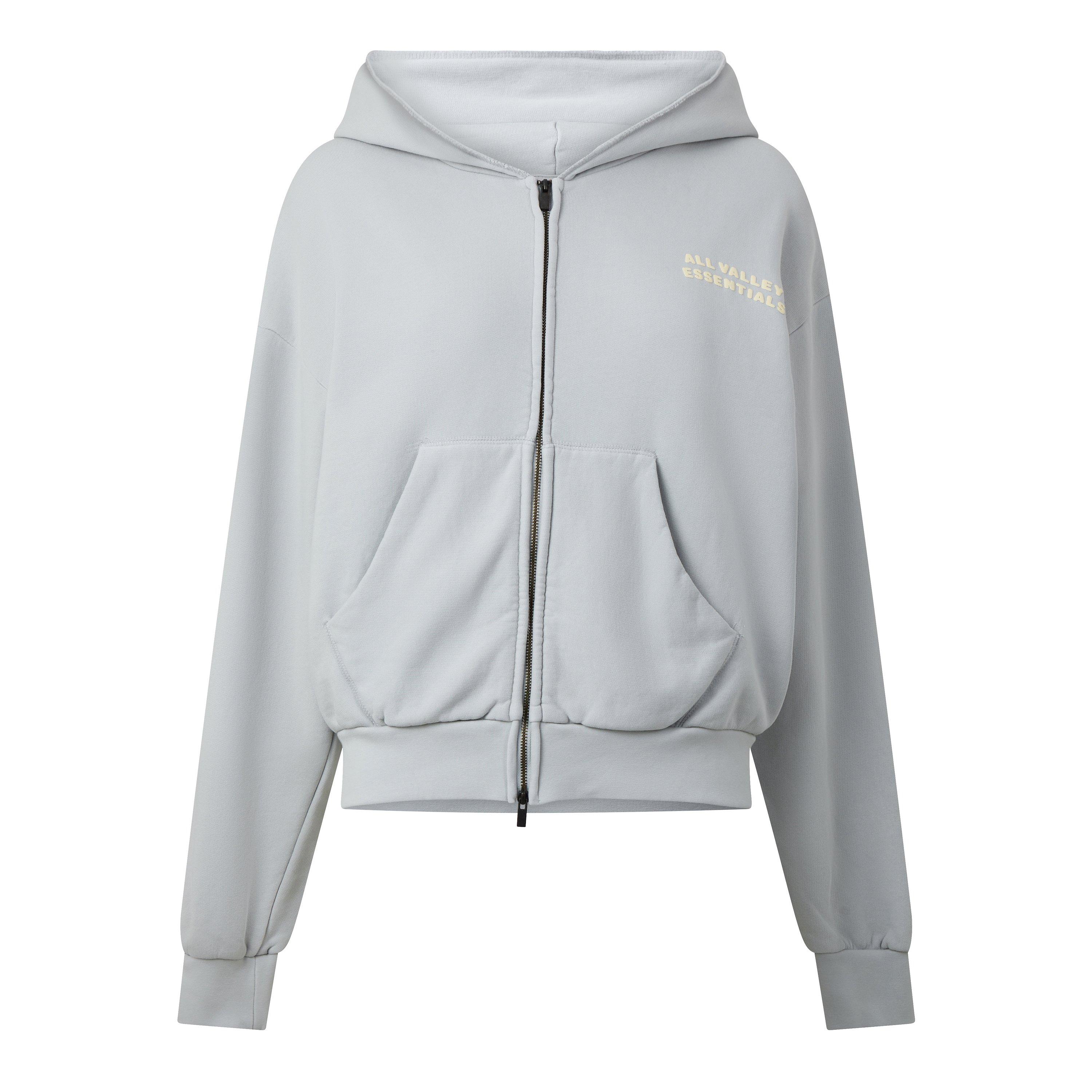 Washed Overcast - Fear Of God Essentials - Women's Zip Hoodie - 1