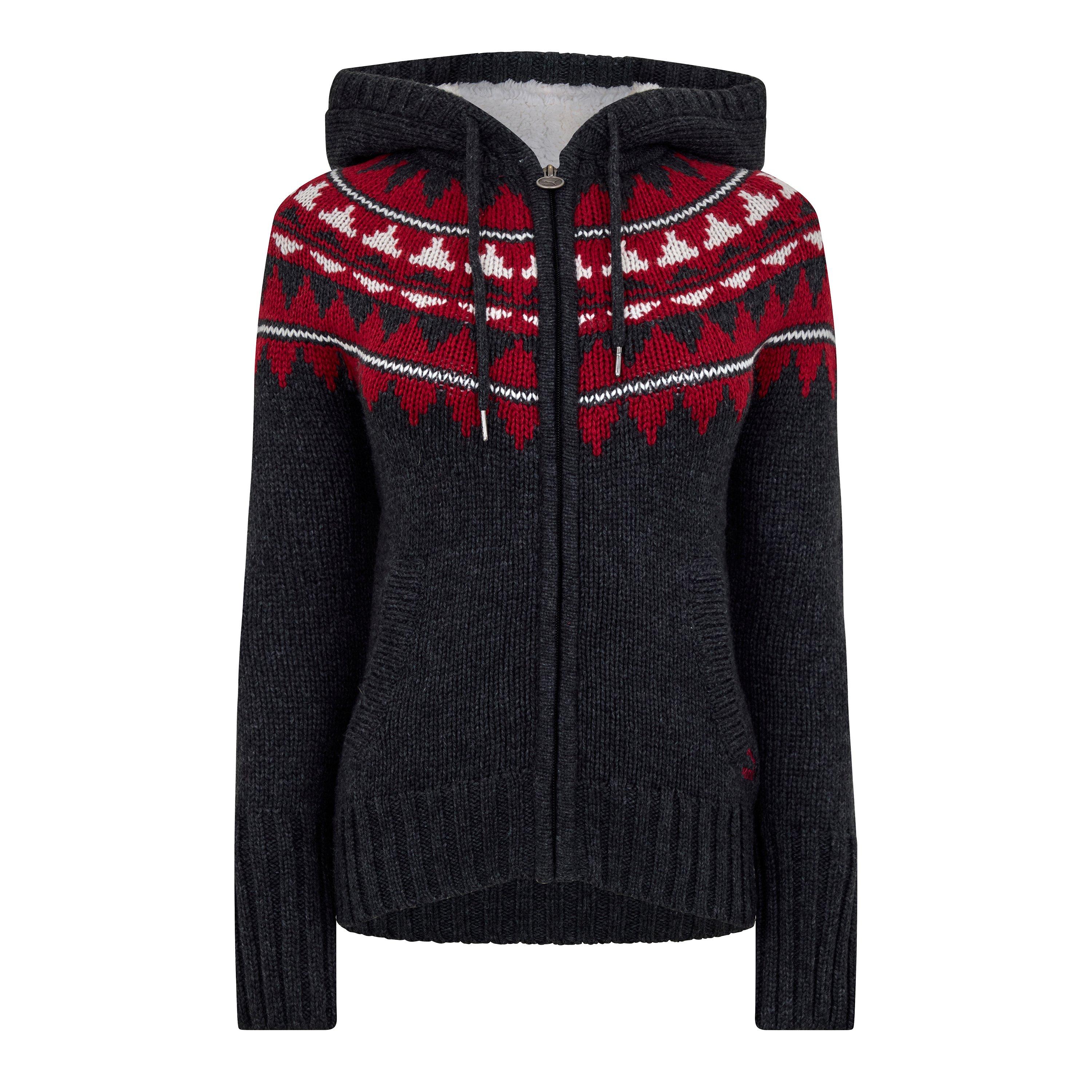 Black - Puma - Puma Chunky Cardigan Womens - 1