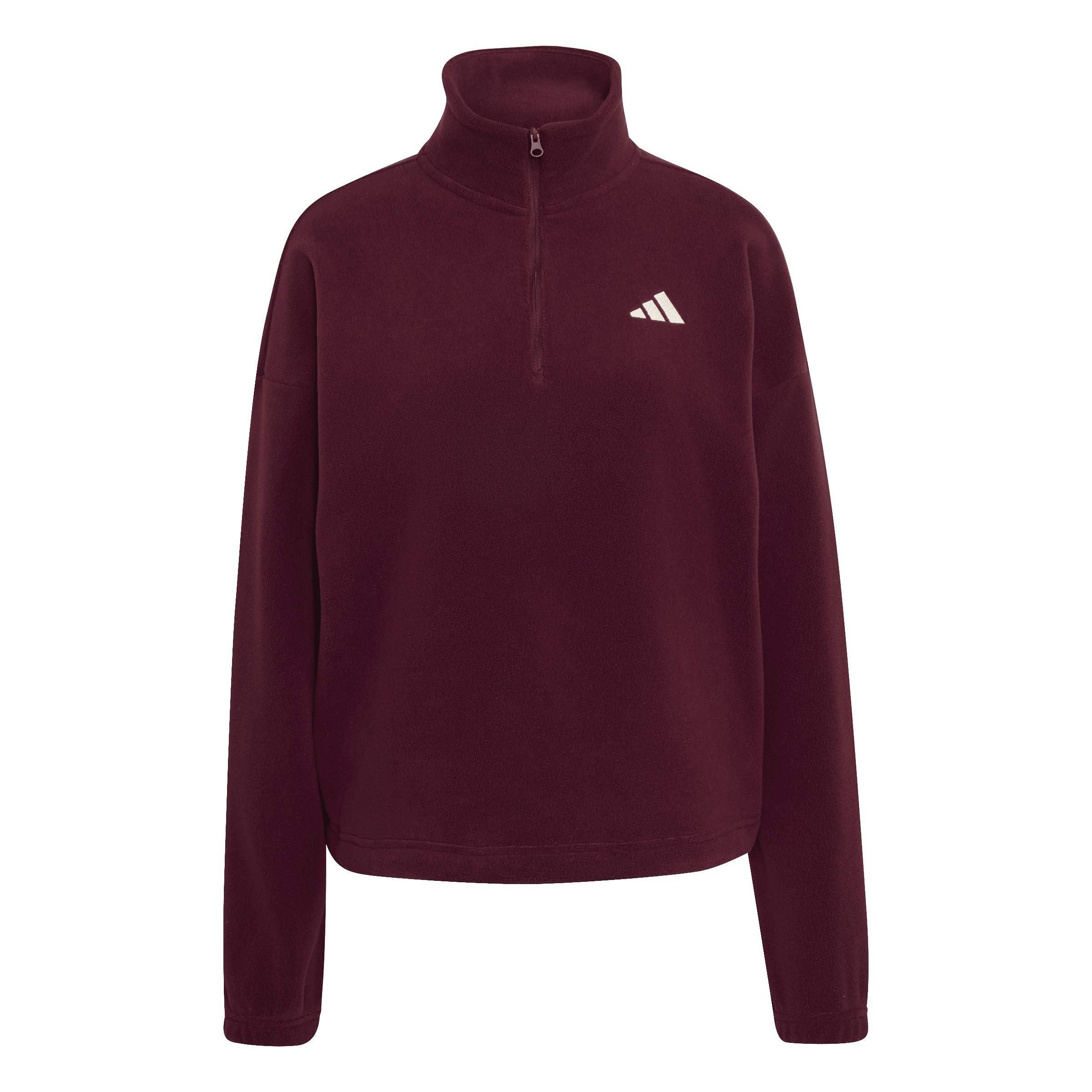 adidas Women's Polar Fleece Quarter-Zip Hoodie