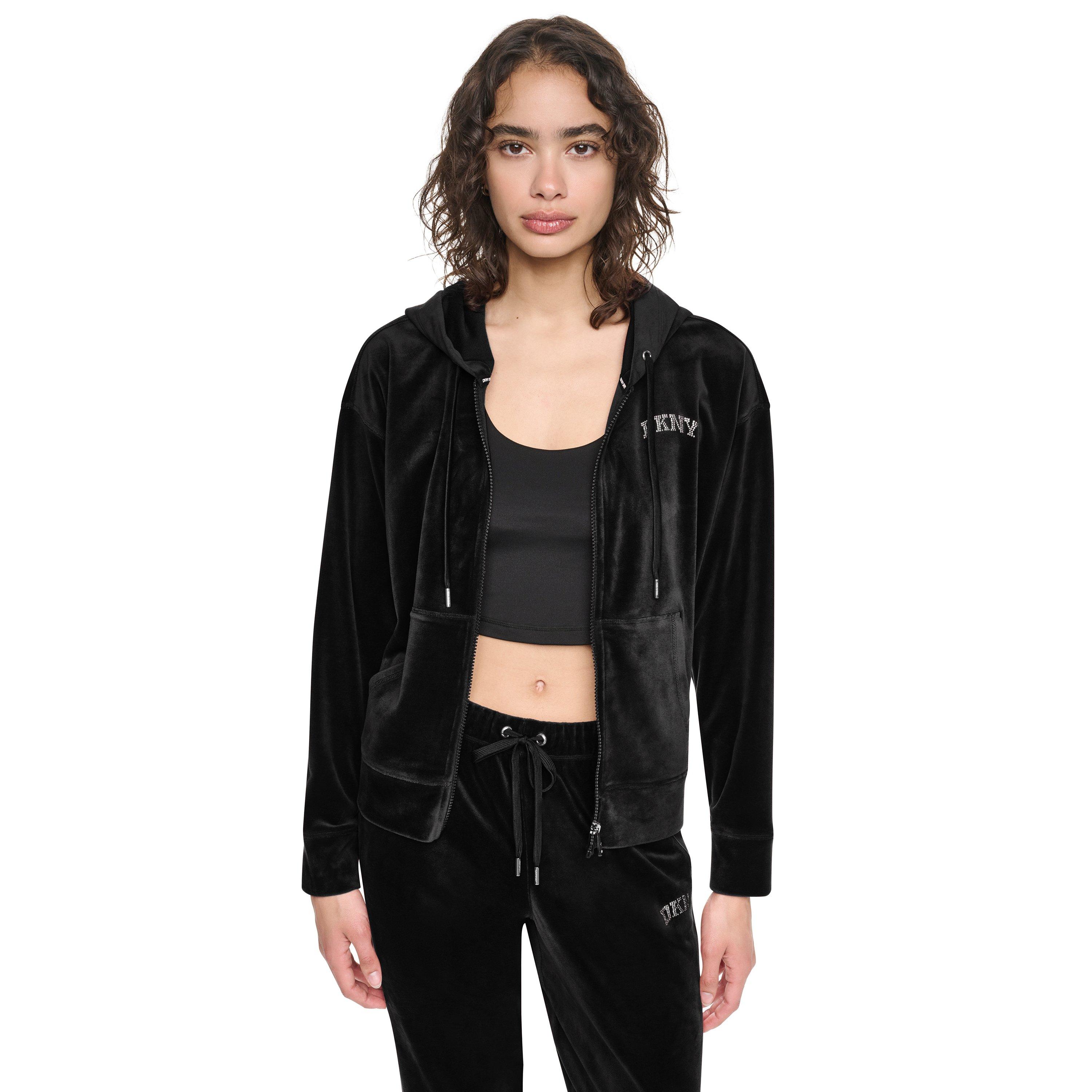 Black - DKNY - DKNY VelourDMT FZ Hd Ld64 - 1