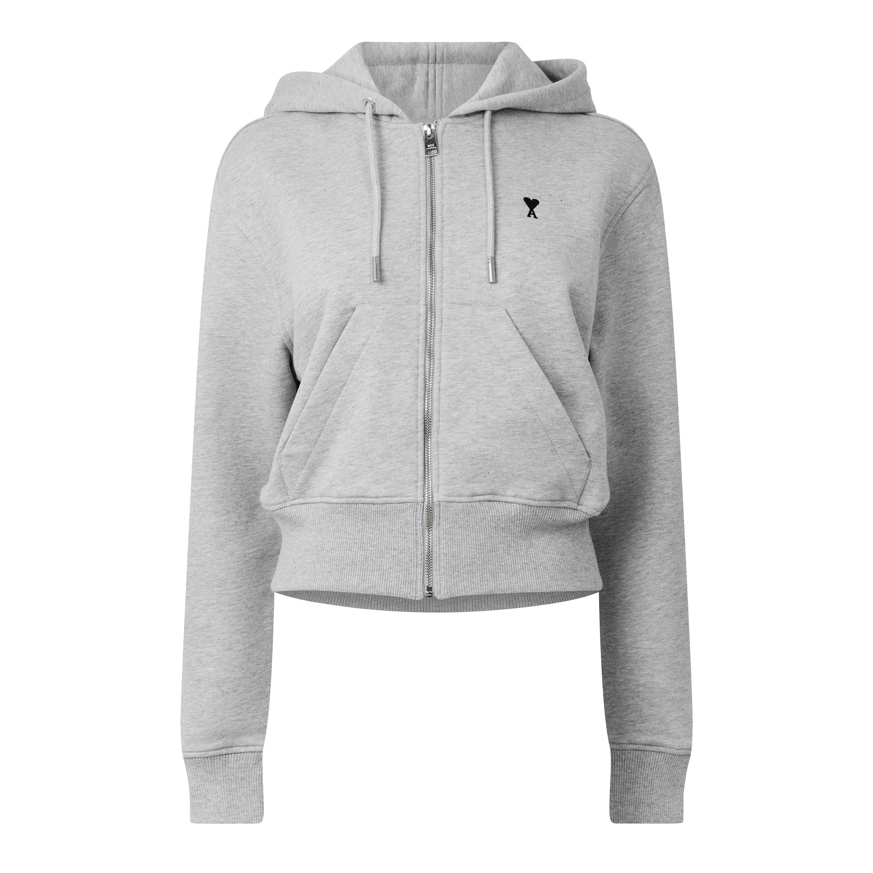 Grey - Ami Paris - Ami De Coeur Zip Hd Ld05 - 1