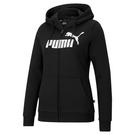 Noir/Blanc - Puma - No1 Logo Hoodie Ladies - 1