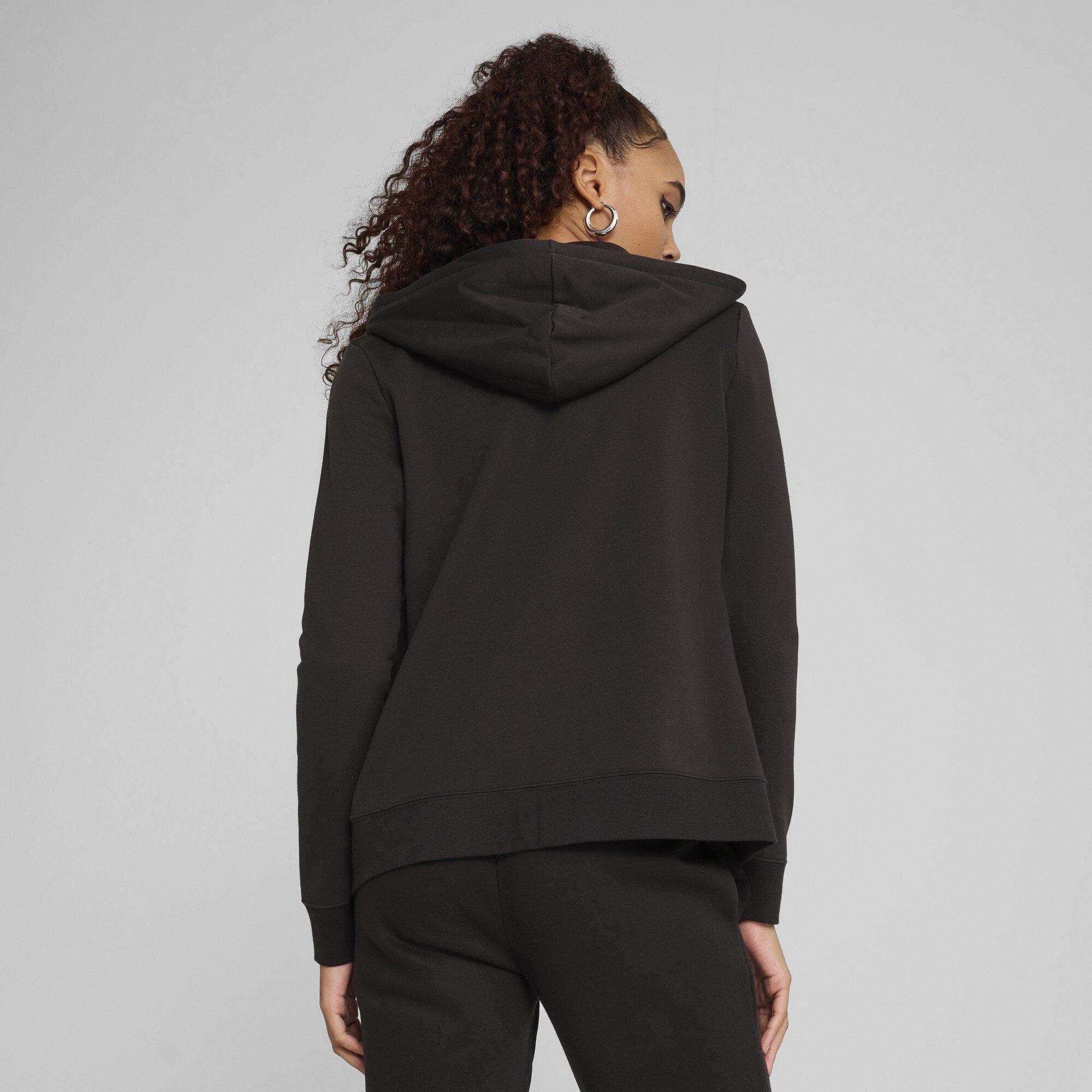 Sort/Hvid - Puma - No1 Logo Hoodie Ladies - 3