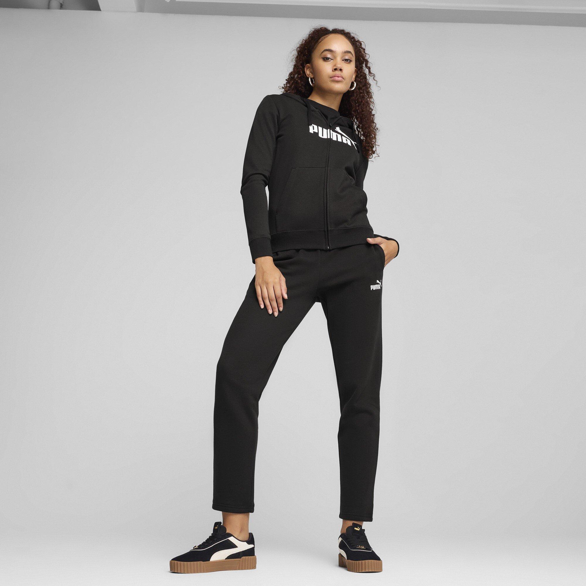 Sort/Hvid - Puma - No1 Logo Hoodie Ladies - 6