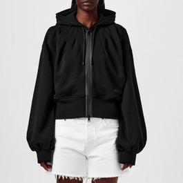 Lanvin Cropped Zip Hoodie