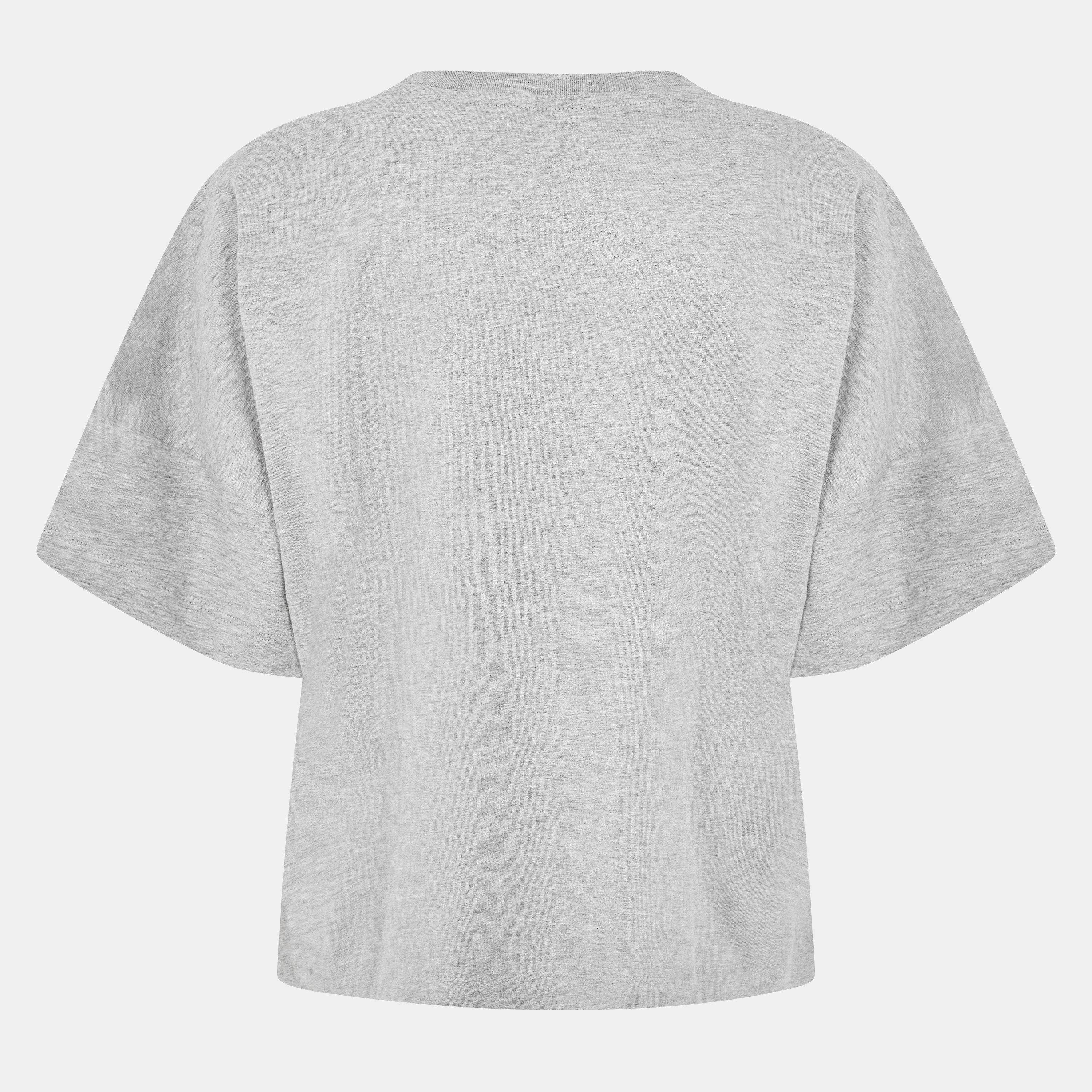 Light Grey - French Connection - Tally Oversized T Shirt - 2