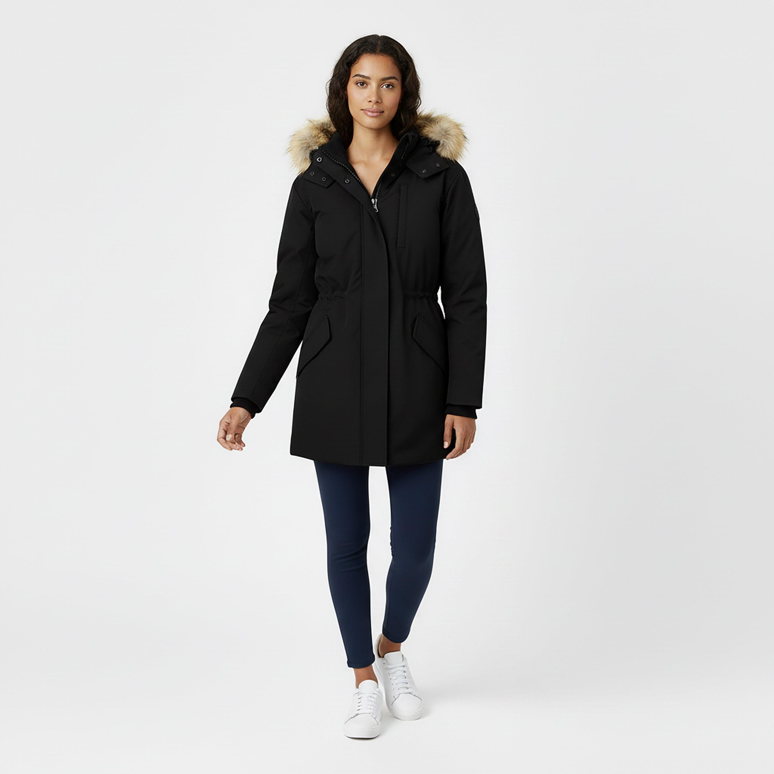 Black - Jack Wills - Women's JW Cinched Hooded Parka - 5
